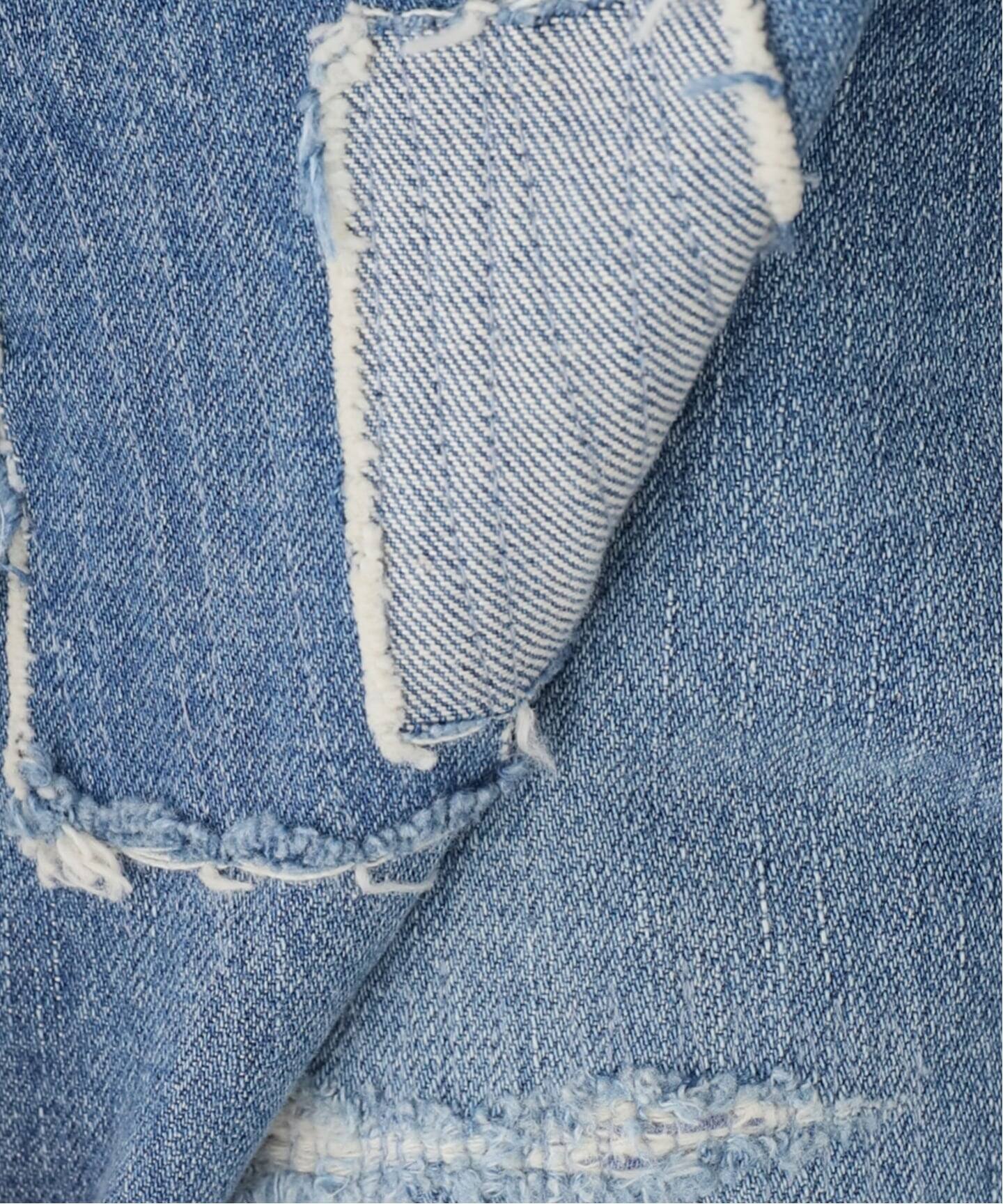 KURO STRUCTURE SHORT WASH002 964246：デニムパンツ（ショート