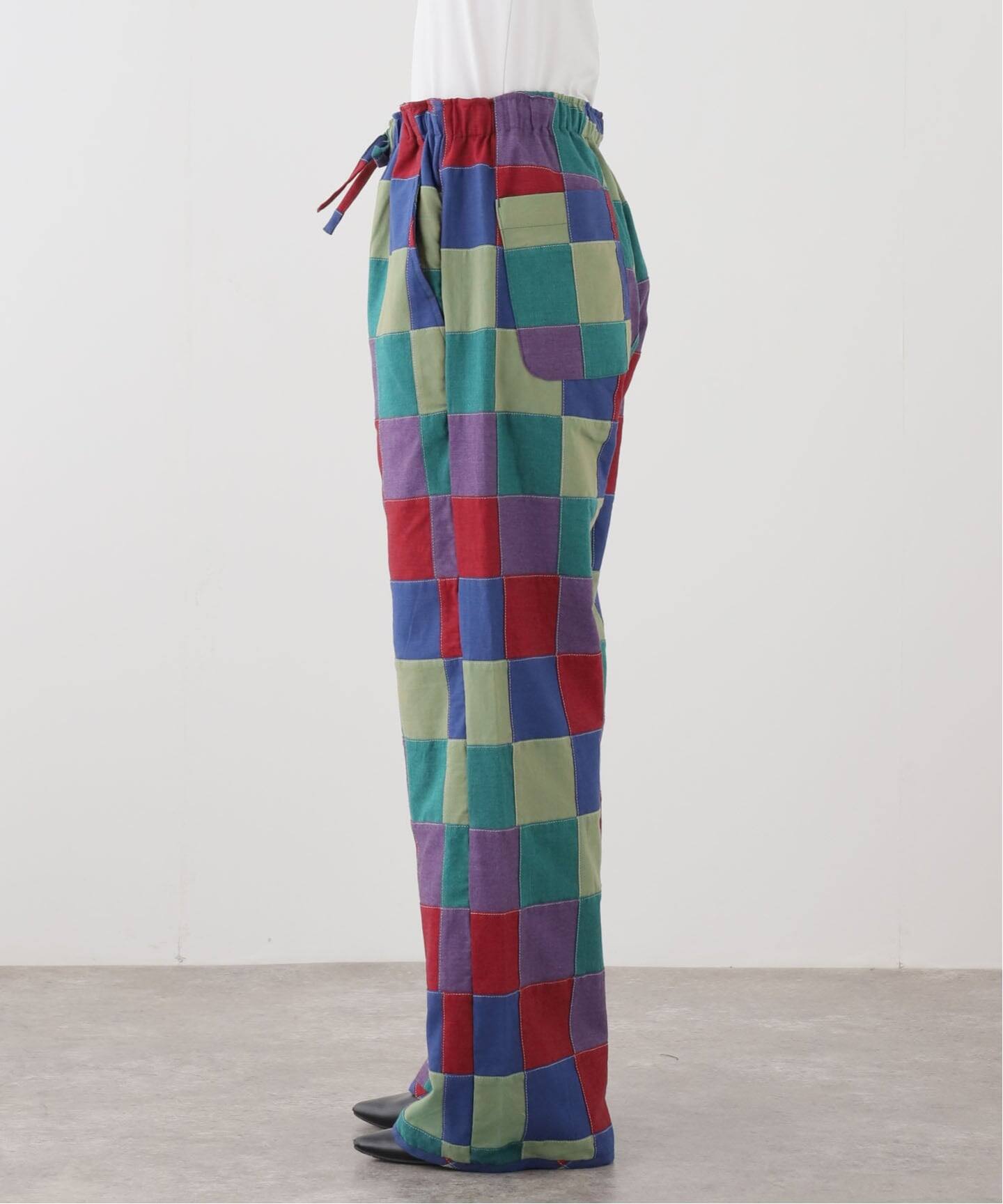 NEEDLES EASY PANTS OXFORD PATCHWORK SX317：パンツ（その他パンツ
