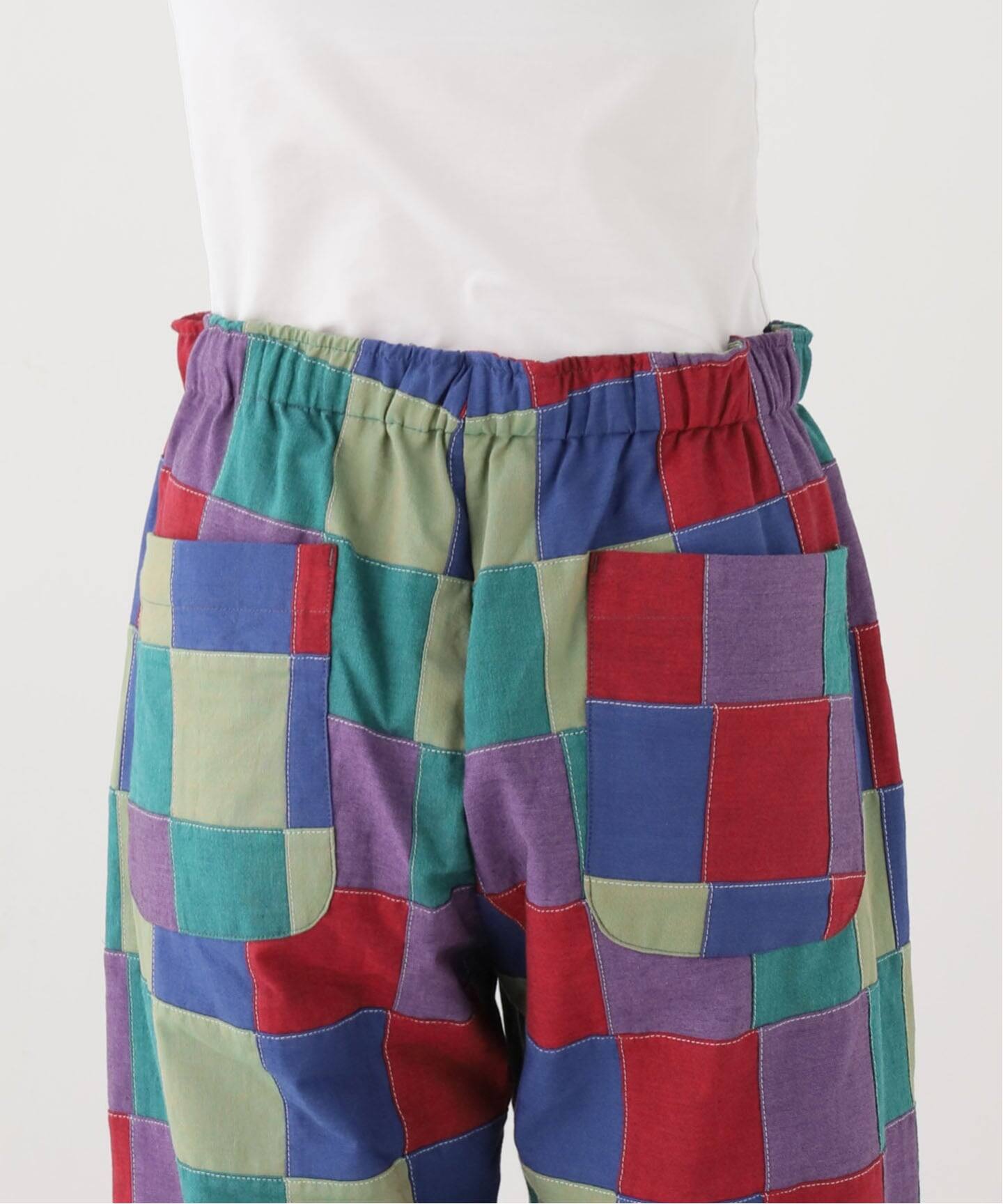NEEDLES EASY PANTS OXFORD PATCHWORK SX317：パンツ（その他パンツ