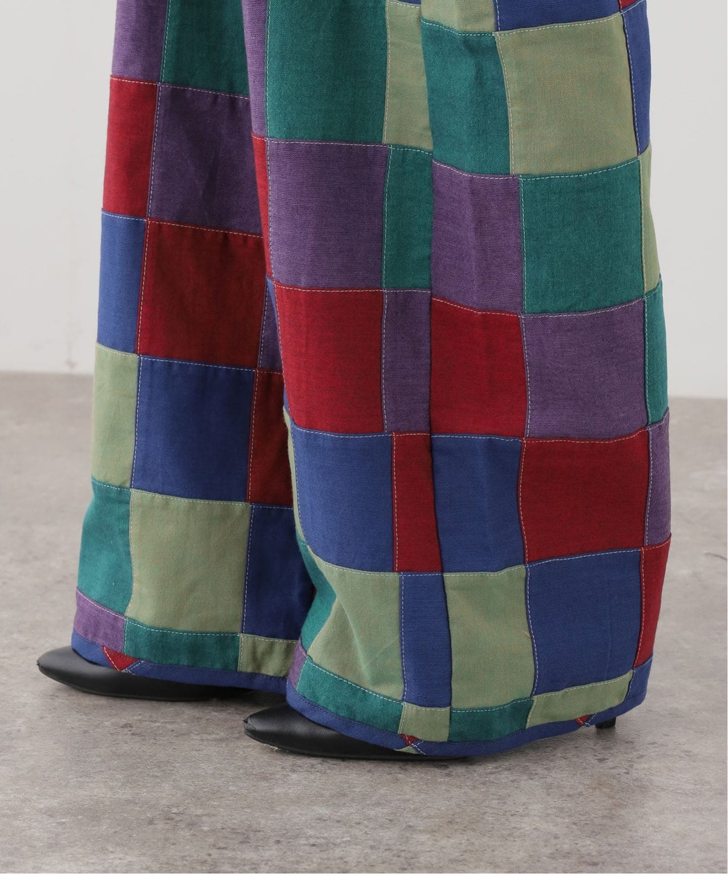 NEEDLES EASY PANTS OXFORD PATCHWORK SX317：パンツ（その他パンツ