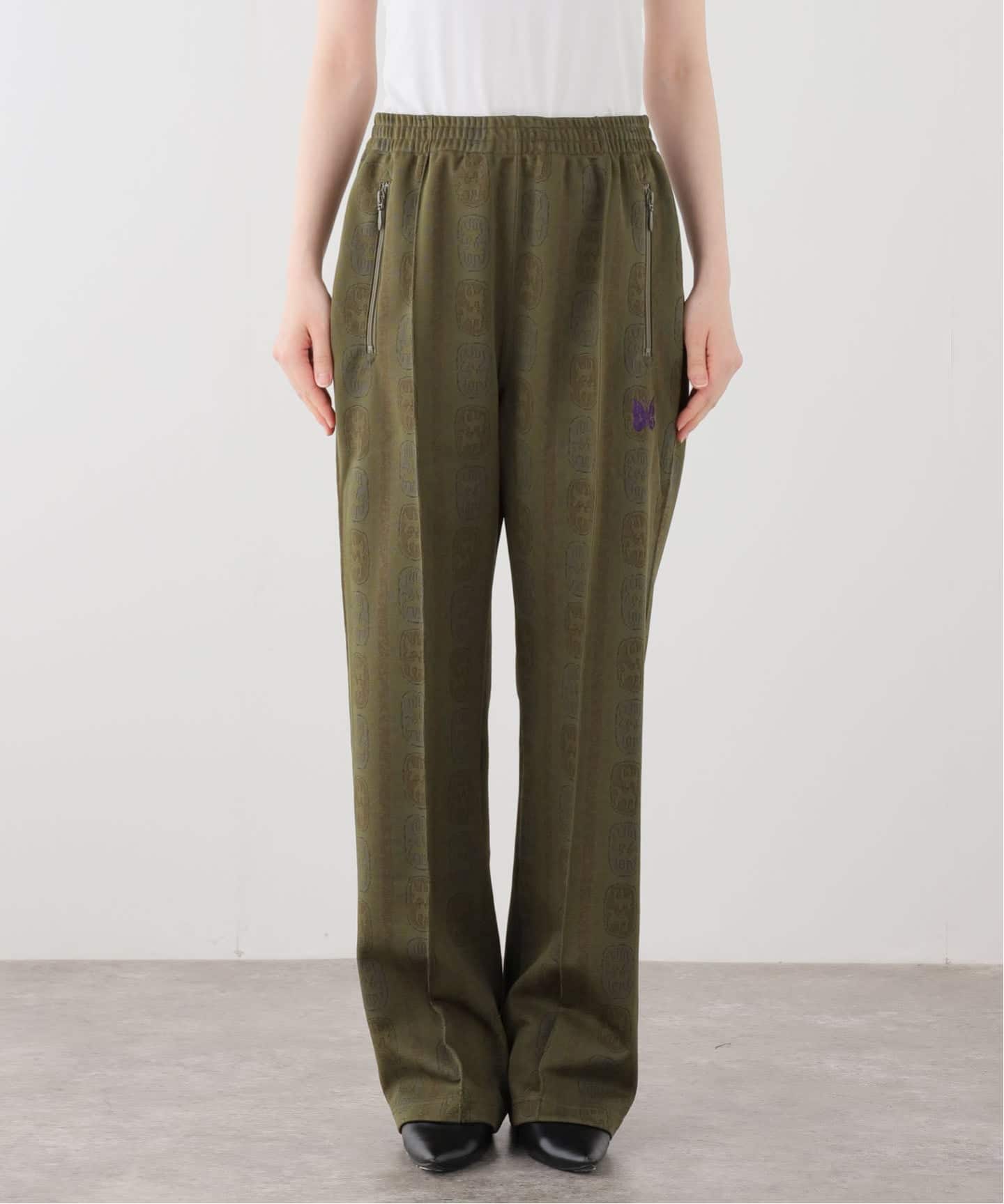 needles ニードルス　トラックパンツ　マルーン　カーキ　BG390 NEEDLES TRACK PANTS SX403：パンツ（その他パンツ）｜CITYSHOP