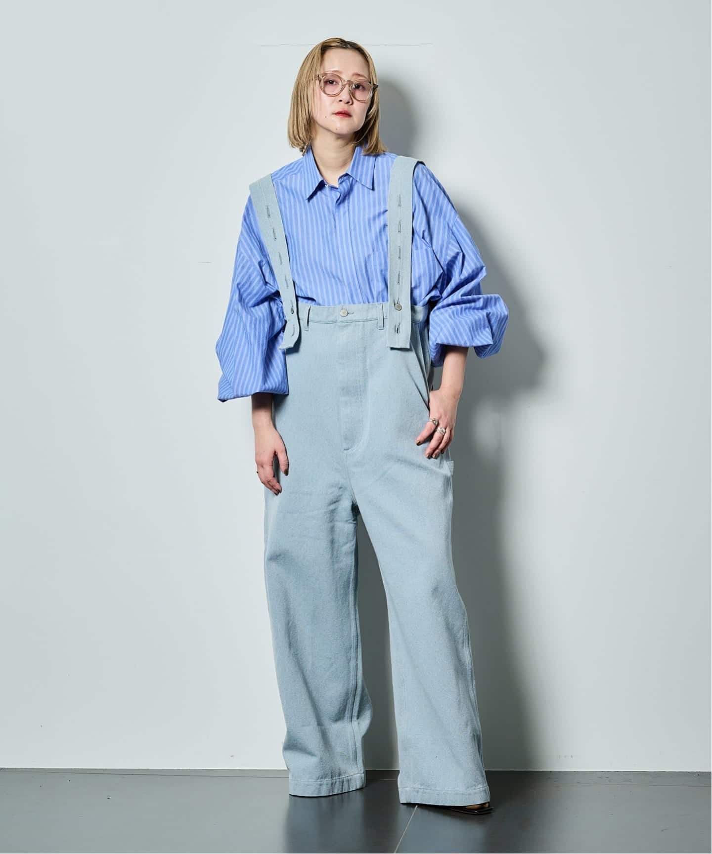 QUIITO RECICLE WORK OVERALL Q26S-D133：オーバーオール（サロペット