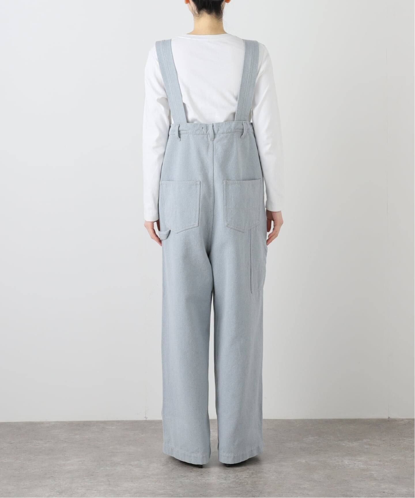 QUIITO RECICLE WORK OVERALL Q26S-D133：オーバーオール（サロペット