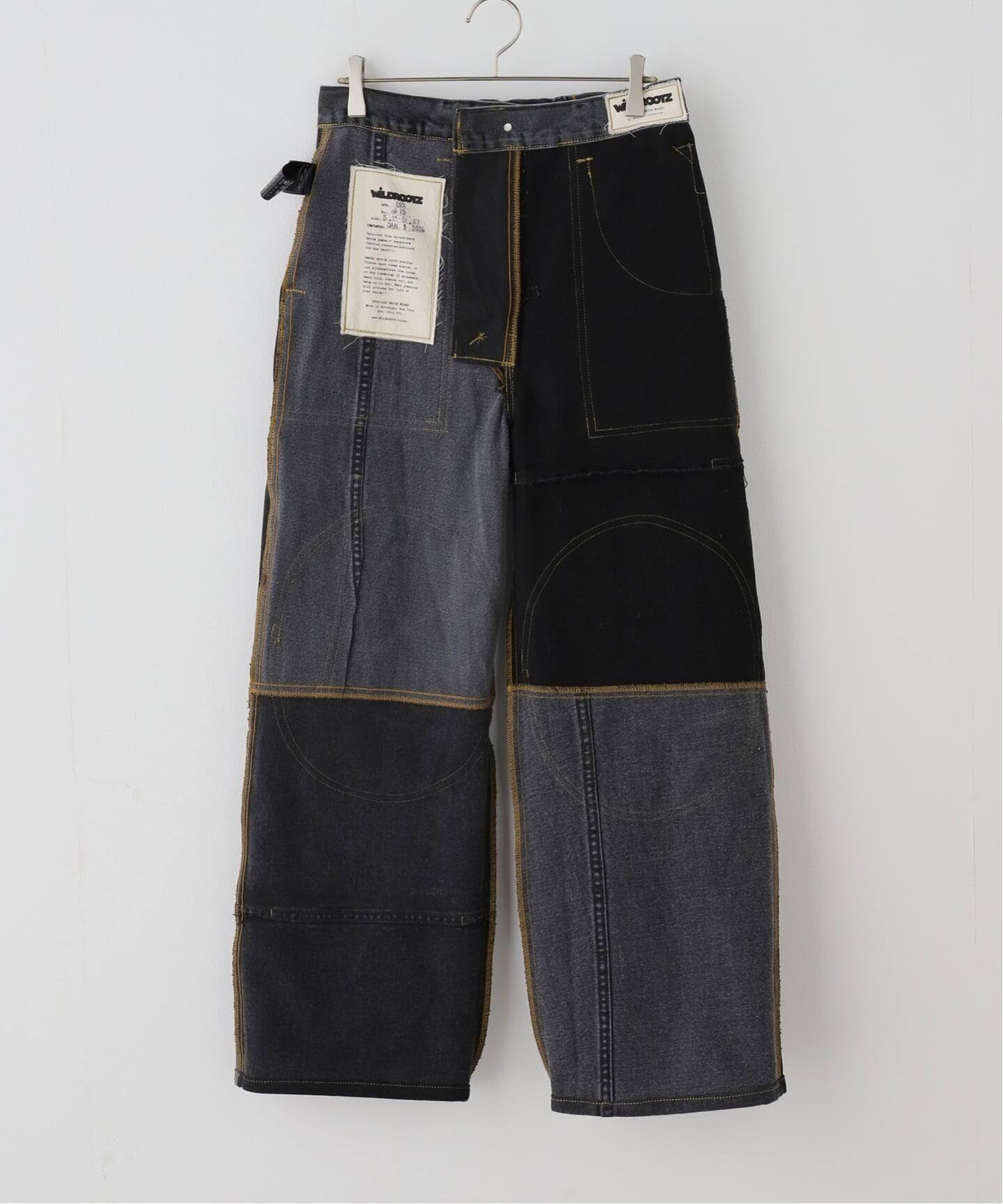 WILDROOTZ ユニークデザイン ダークデニム M WILDROOTZ DENIM CLASIC：デニムパンツ（デニムパンツ・ジーンズ