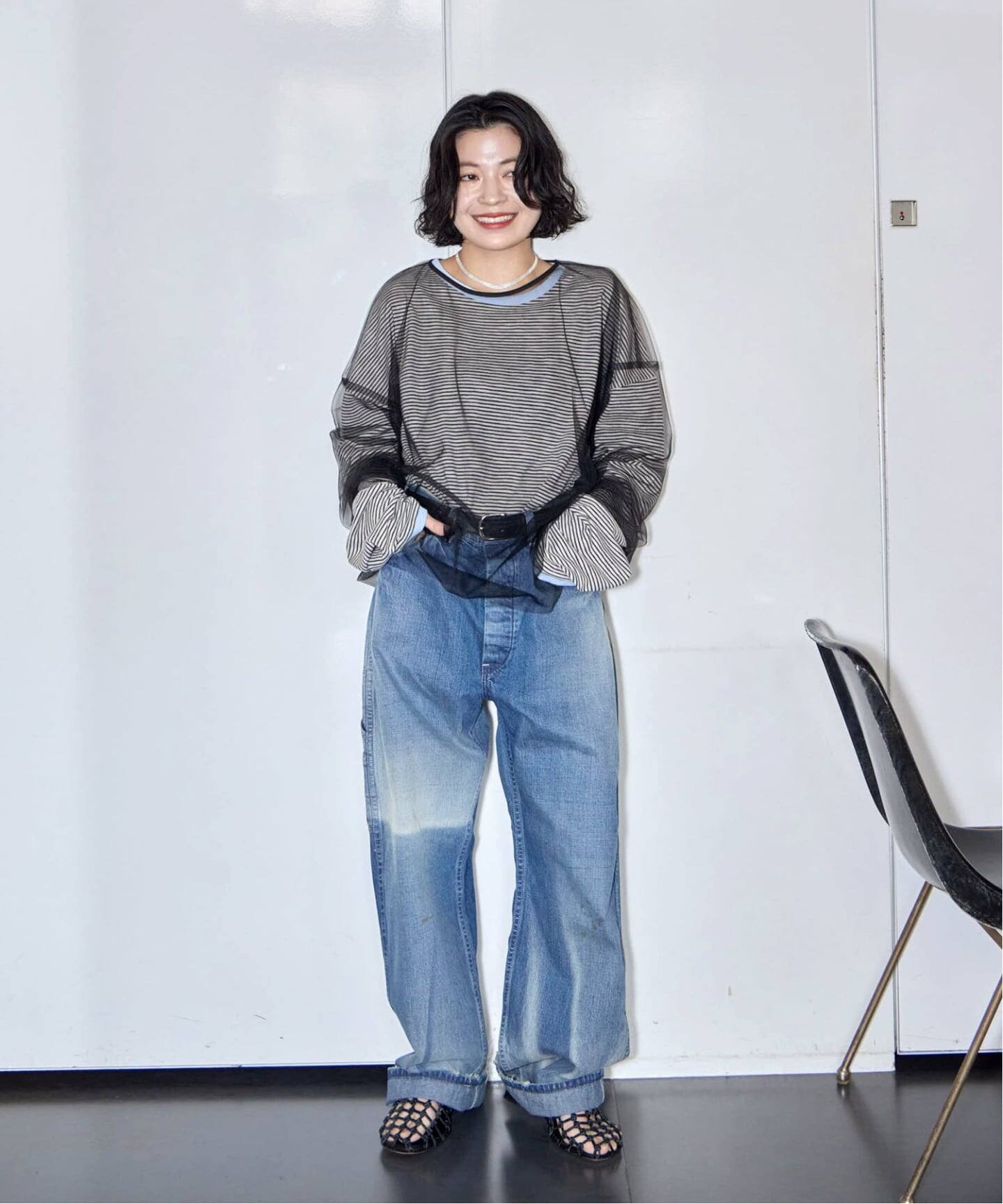 LEE 別注 VINTAGE PAINTER PANTS LM7321：デニムパンツ（デニムパンツ 
