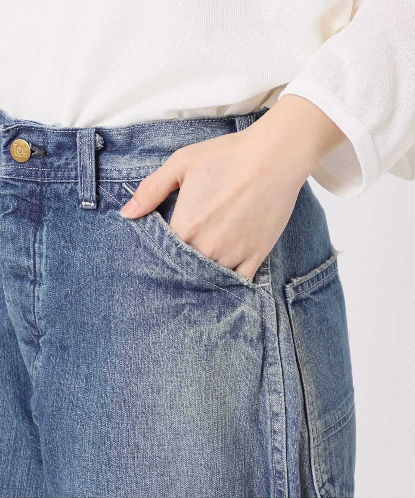 予約》LEE 別注 VINTAGE PAINTER PANTS LM7321：デニムパンツ（デニム