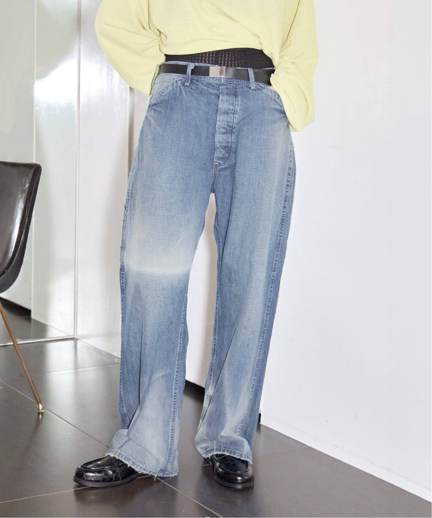 LEE 別注 VINTAGE PAINTER PANTS LM7321：デニムパンツ（デニムパンツ 