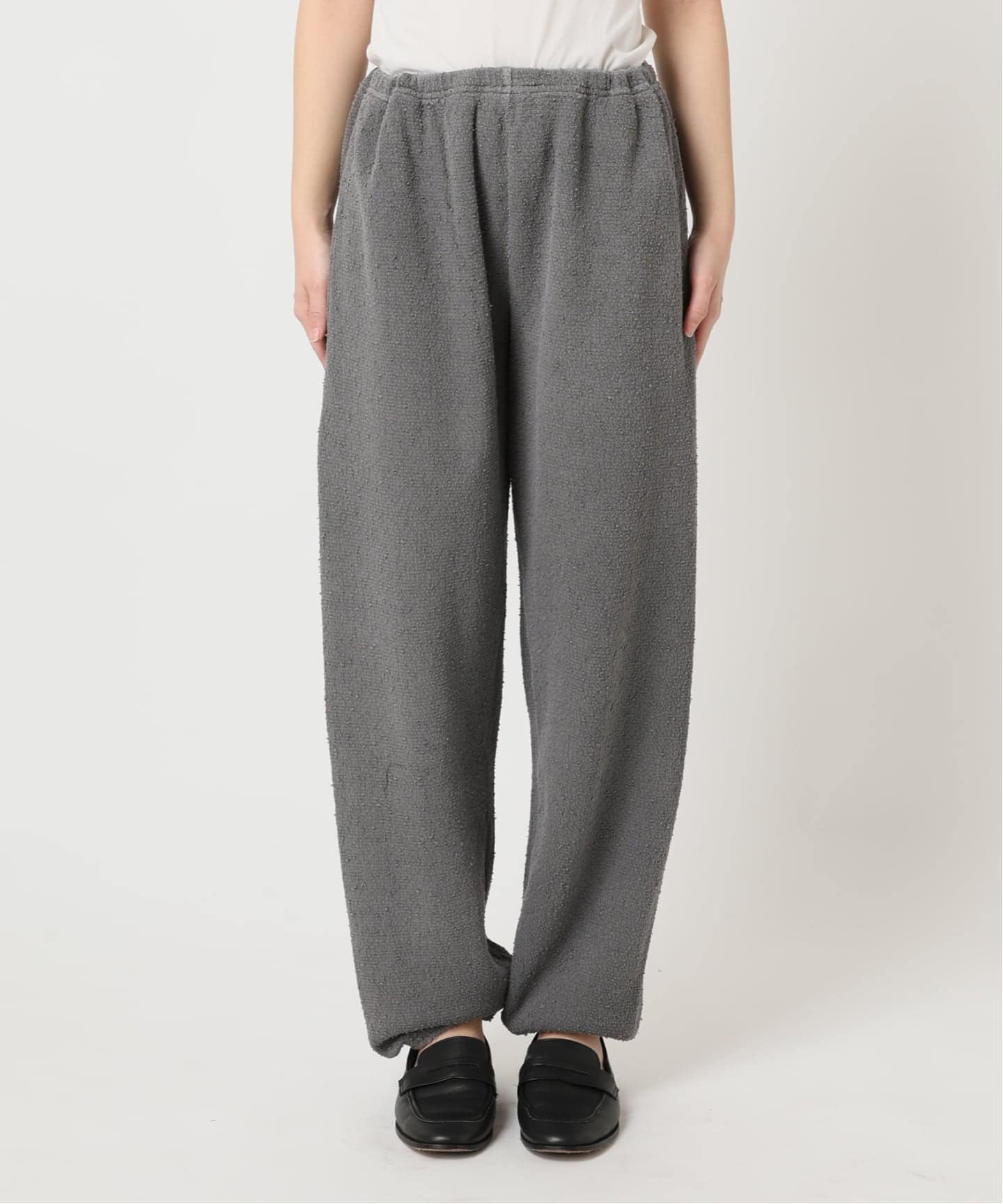 予約》ASHER AGNES BOUCLE SWEATPANT L406-J131：パンツ（スウェット