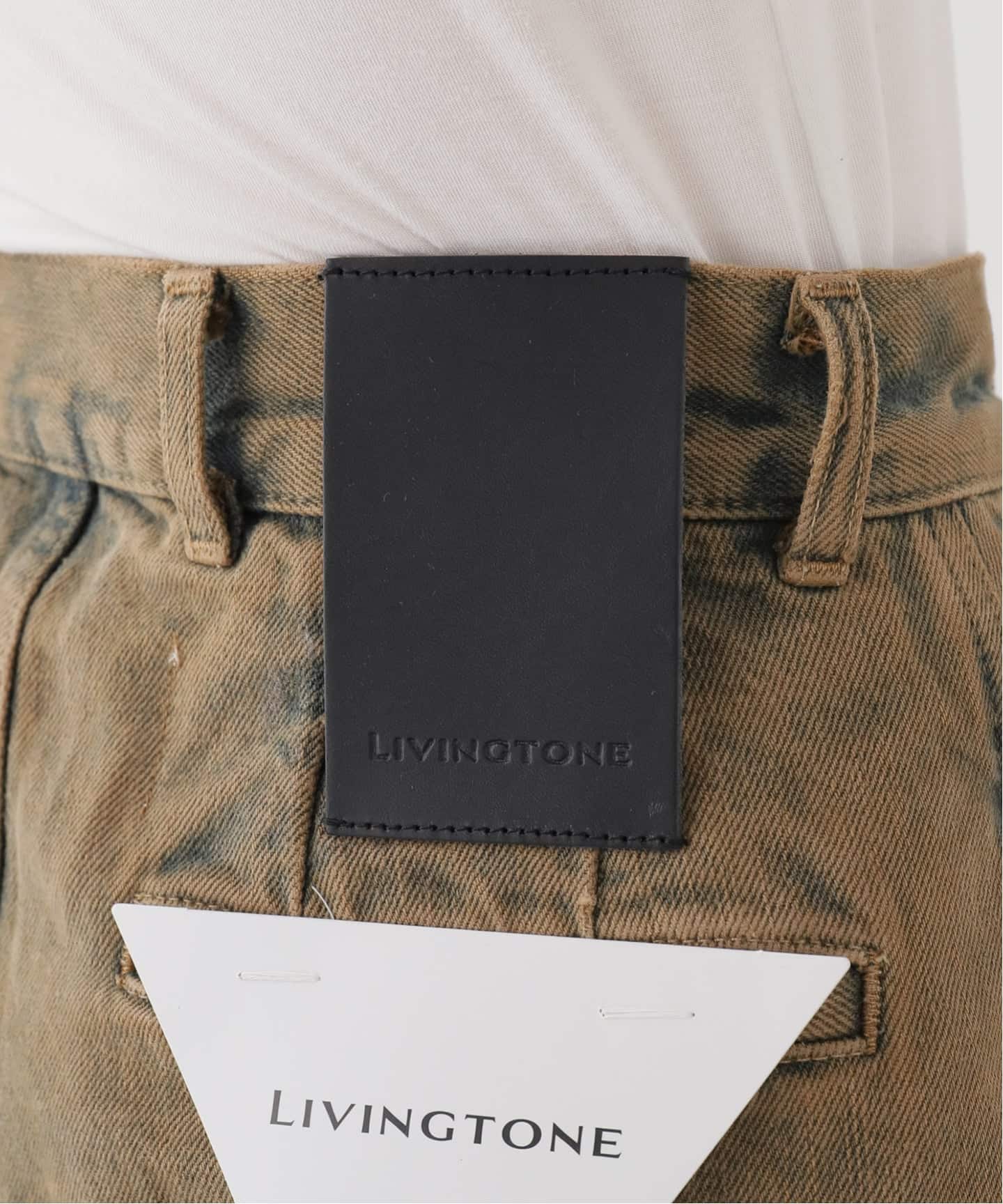 LIVINGTONE DOLK (INDIGO SAND)：デニムパンツ（デニムパンツ