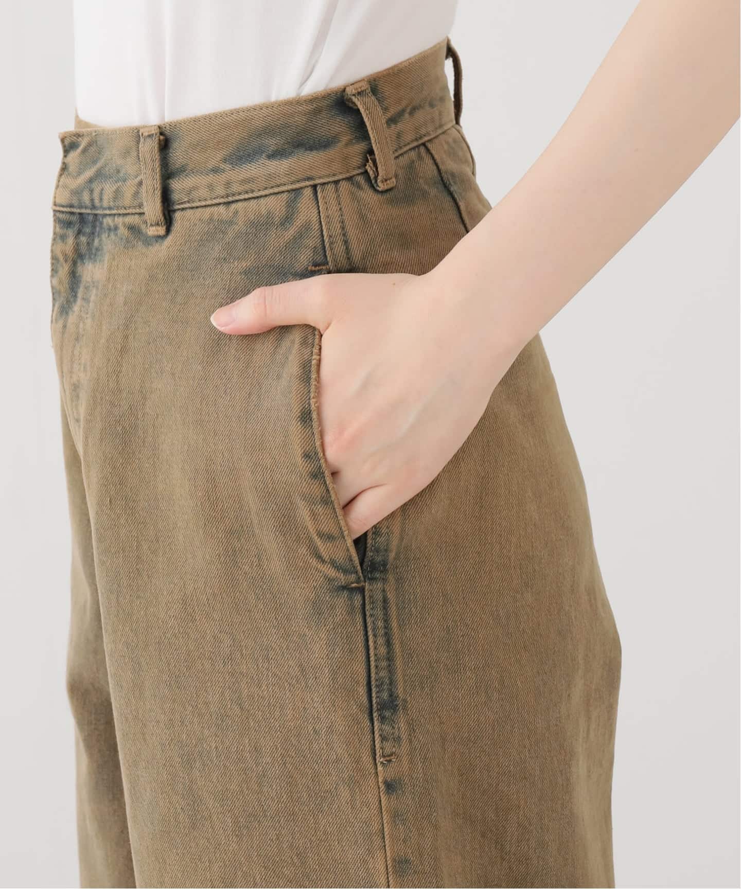 LIVINGTONE DOLK (INDIGO SAND)：デニムパンツ（デニムパンツ