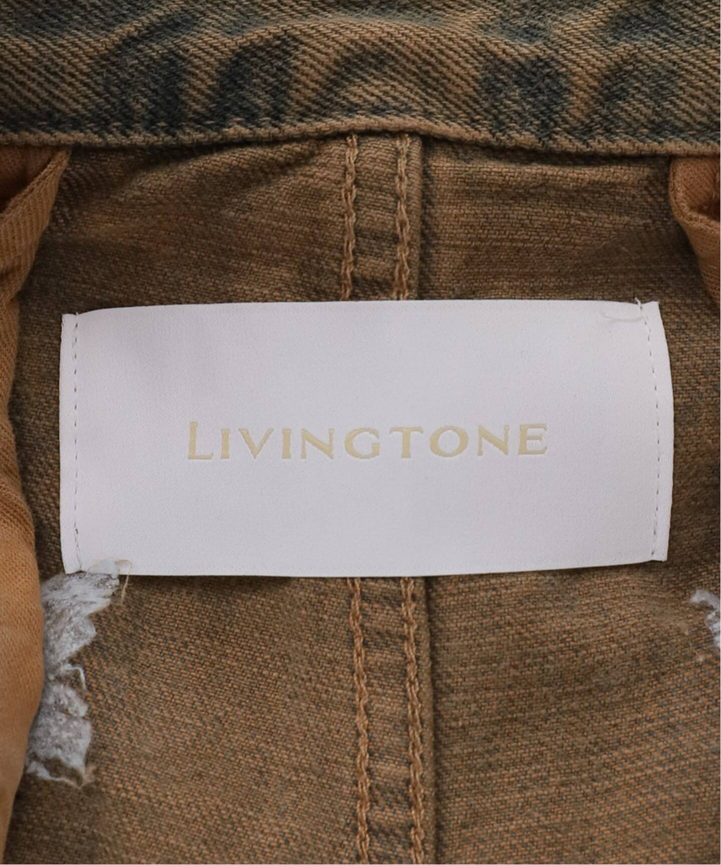 LIVINGTONE DOLK (INDIGO SAND)：デニムパンツ（デニムパンツ