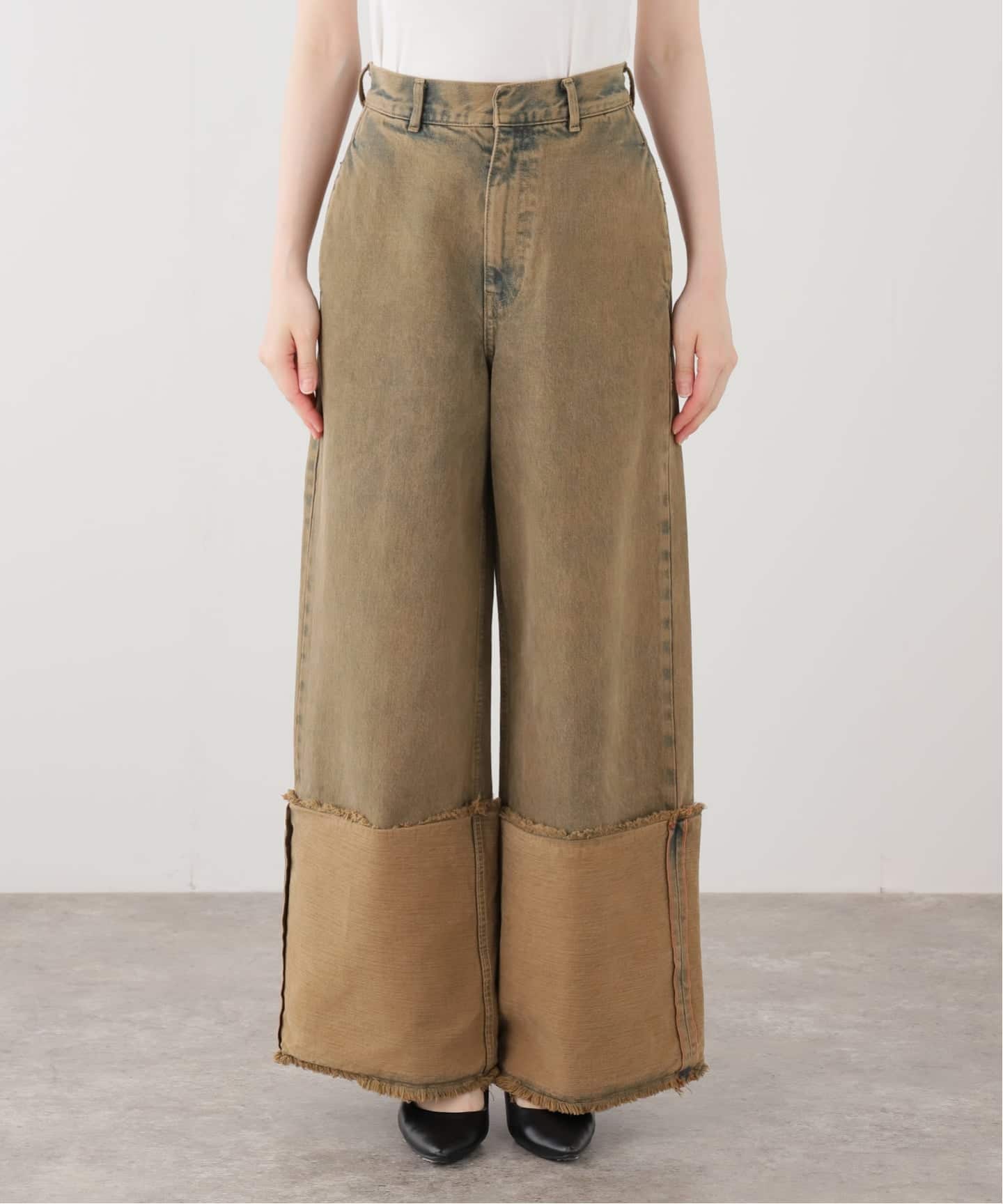 LIVINGTONE DOLK (INDIGO SAND)：デニムパンツ（デニムパンツ