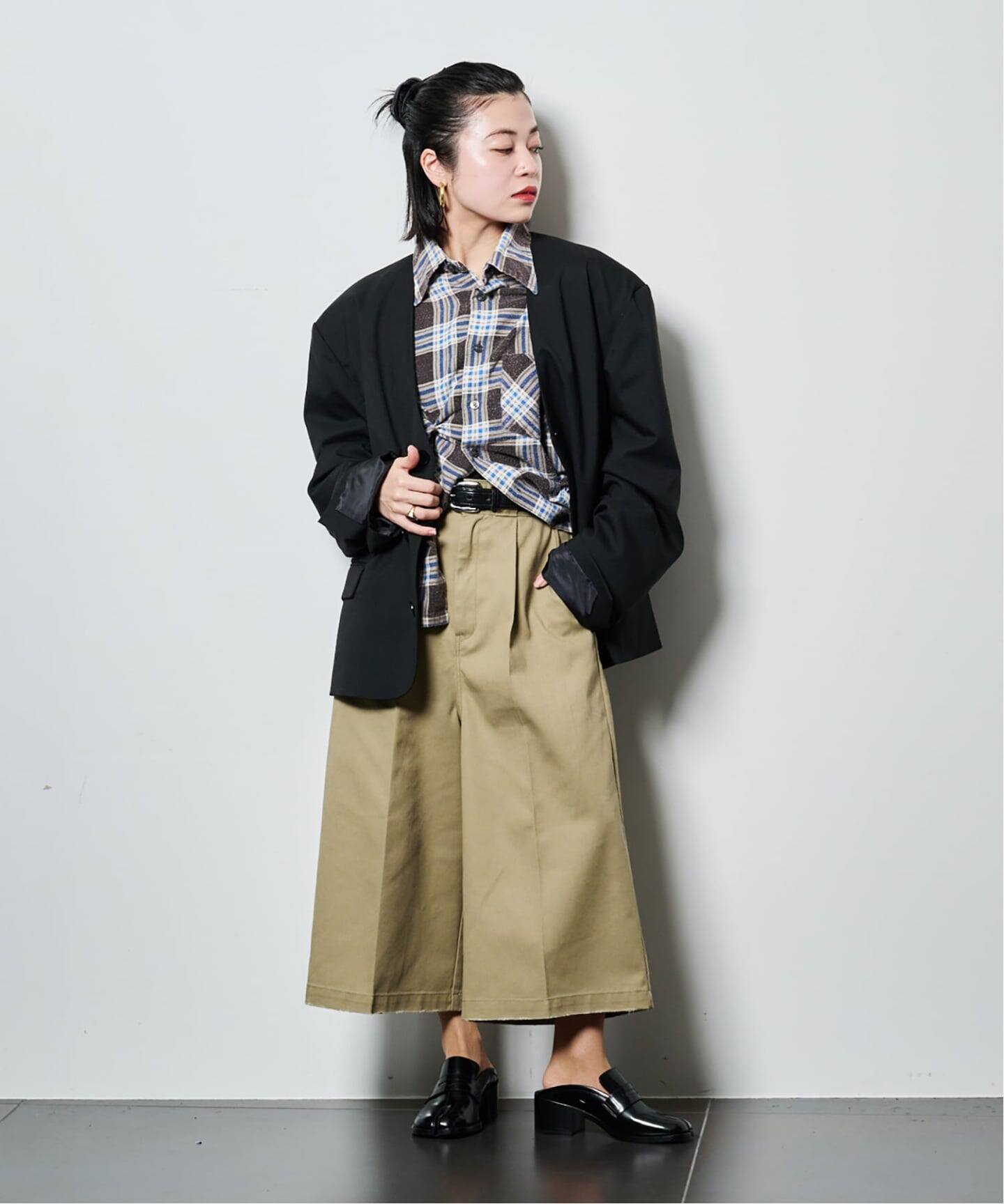 cityshop ディッキーズ　フリンジハーフパンツ　シティショップ CITYSHOP - CITYSHOP×DickiesフリンジハーフパンツBLKの通販 by maison