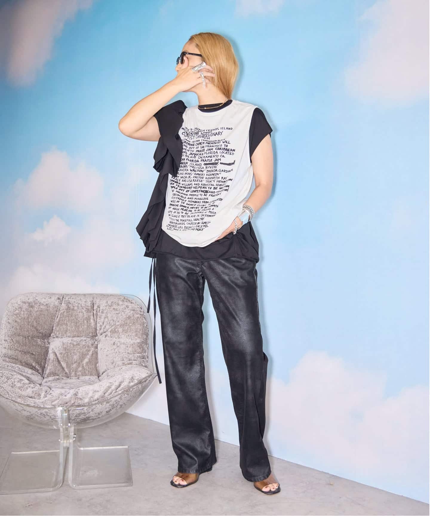 Lee×cityshop コラボモデル LEE 別注 FAUX LEATHER パンツ（その他パンツ）｜CITYSHOP（シティ