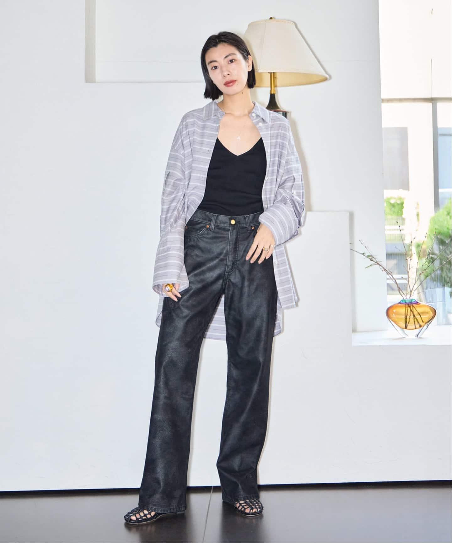 LEE 別注 FAUX LEATHER パンツ（その他パンツ）｜CITYSHOP（シティ