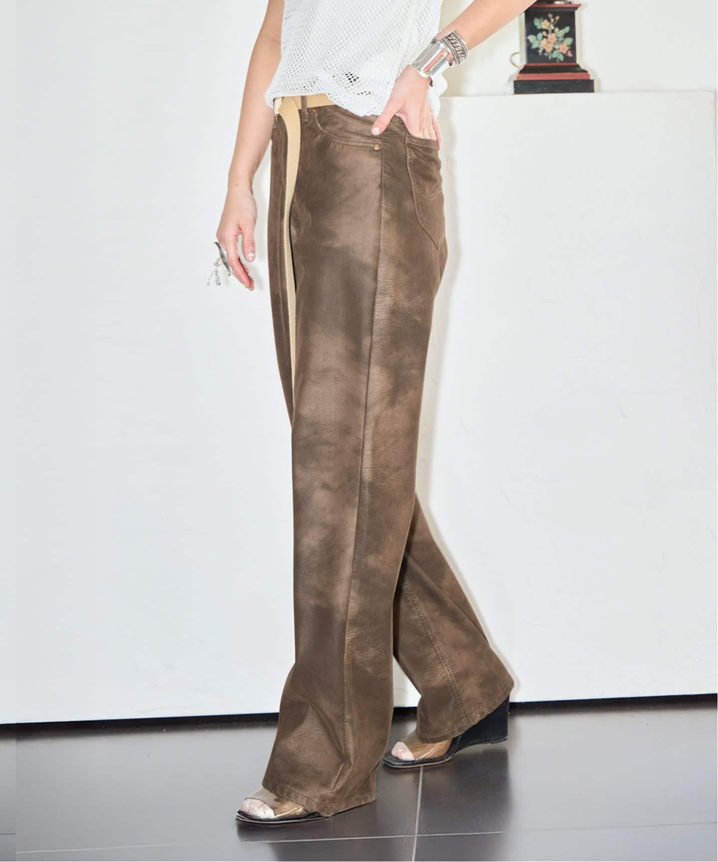 LEE 別注 FAUX LEATHER パンツ（その他パンツ）｜CITYSHOP（シティ