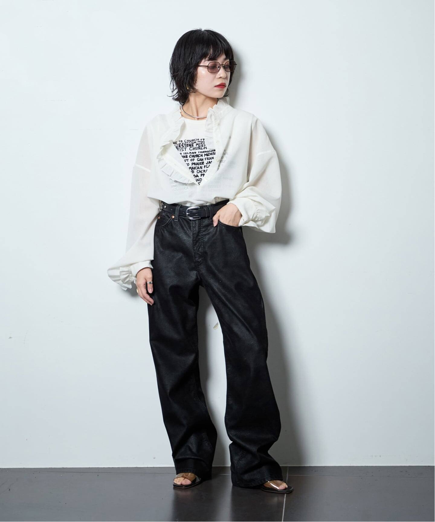 Lee×cityshop コラボモデル LEE 別注 FAUX LEATHER パンツ（その他パンツ）｜CITYSHOP（シティ