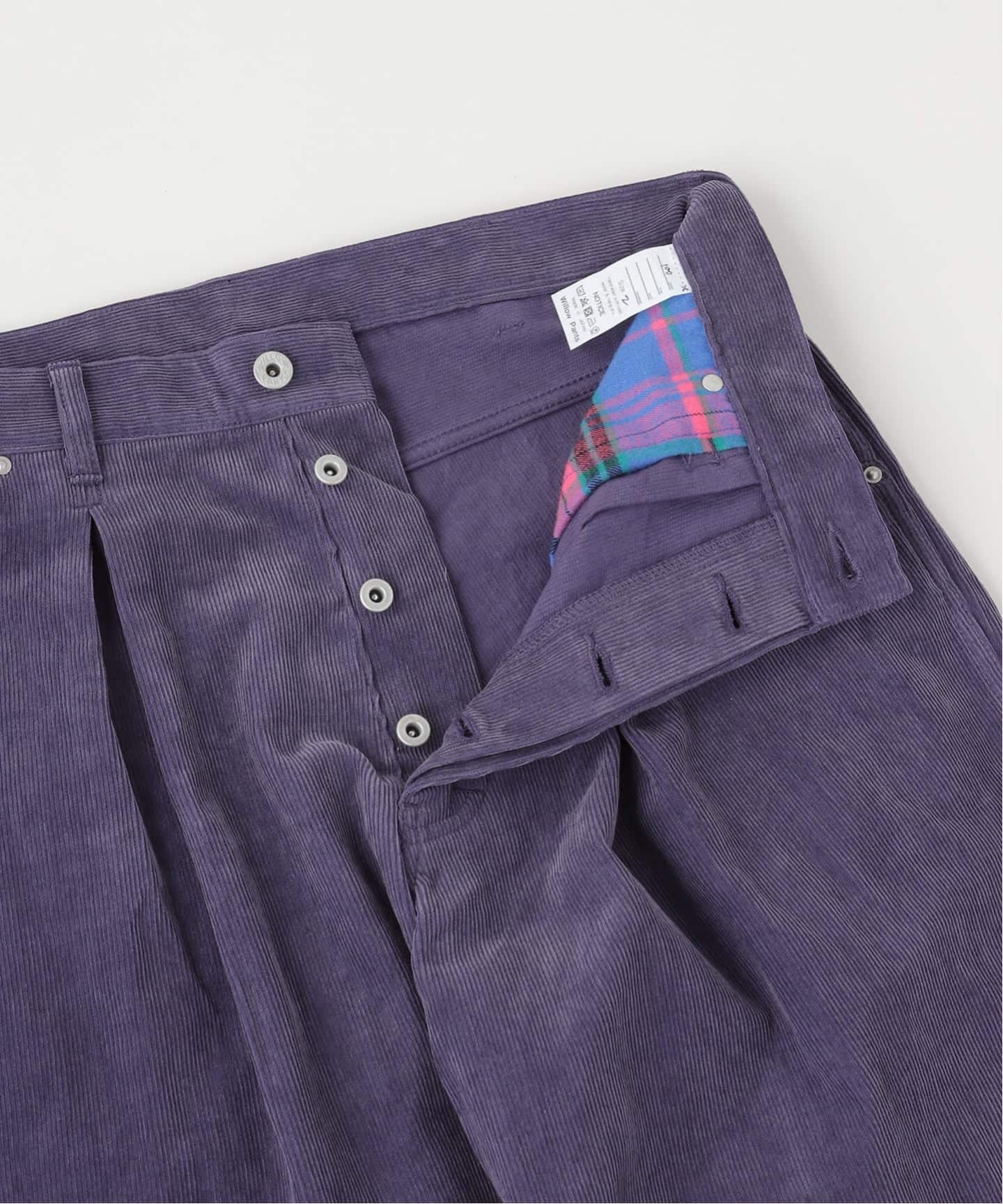 WILLOW PANTS ウィローパンツ】 P-035 PUR-コールテン：パンツ