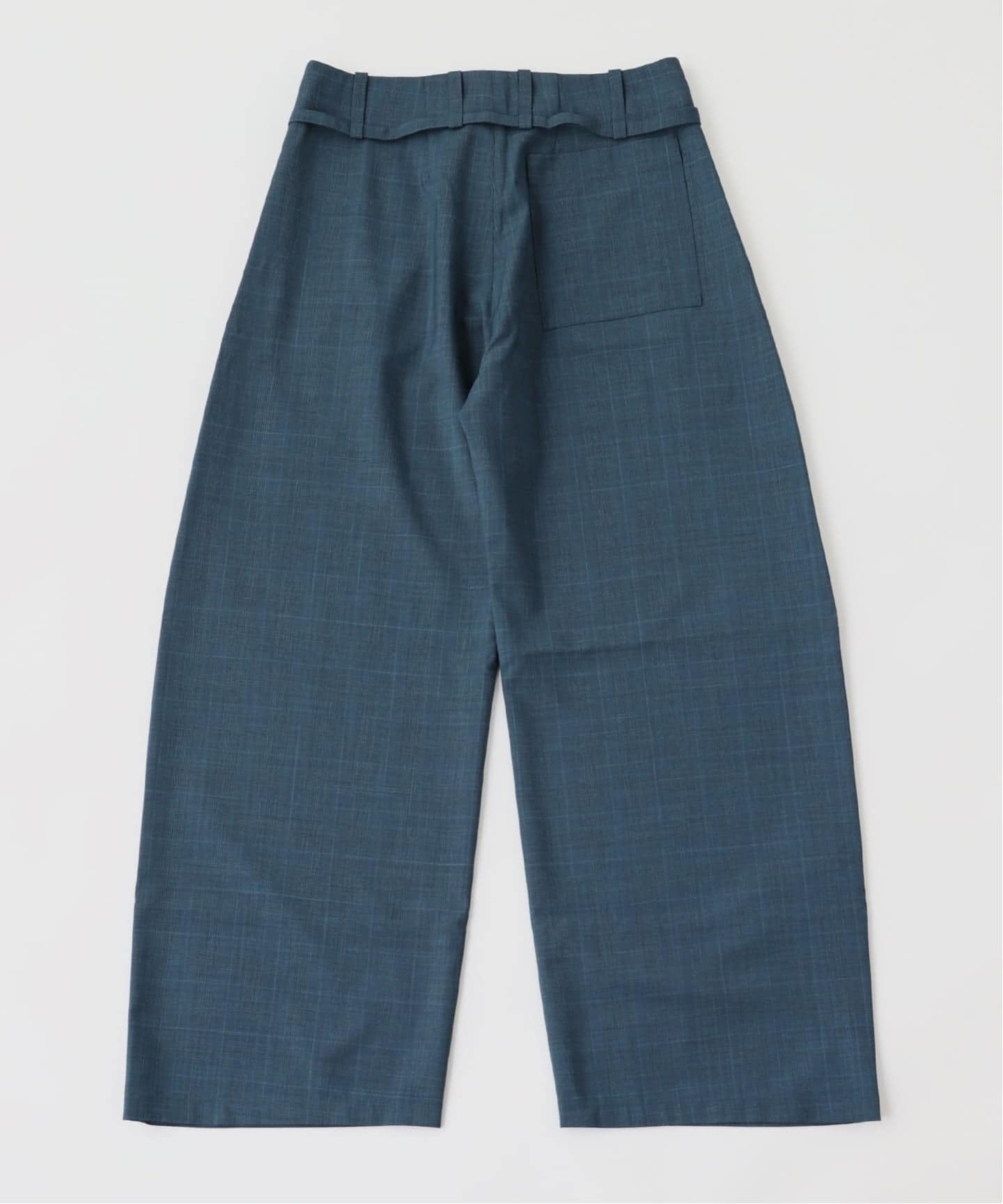 MORGANE KRISCHER/モーガン・クリスチャー 】 DRAWSTRING CURVED TROUS