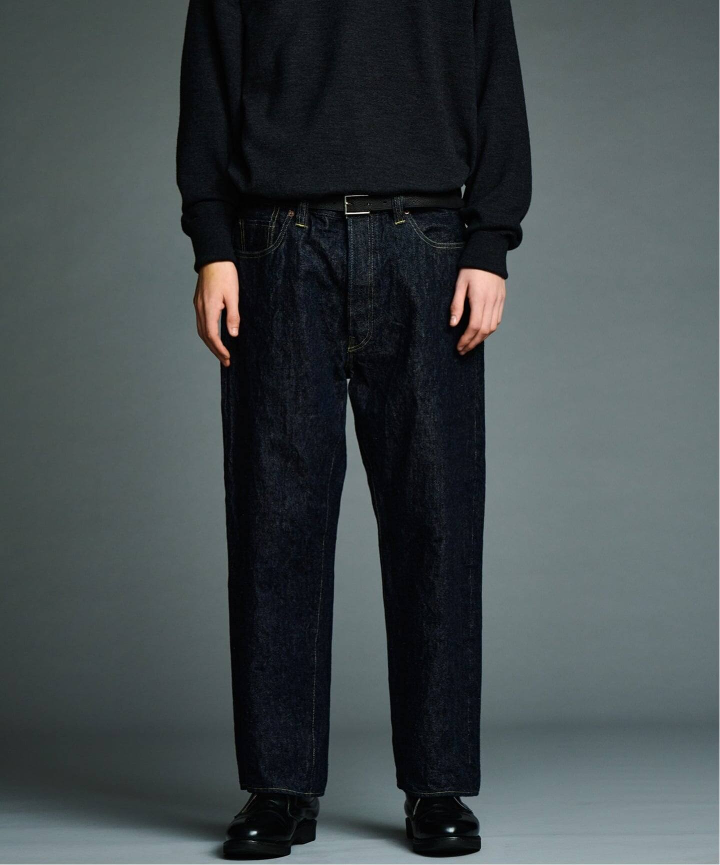 ア プレッセ A．PRESSE 2024SS Washed Denim Wide Pants ウォッシュド 