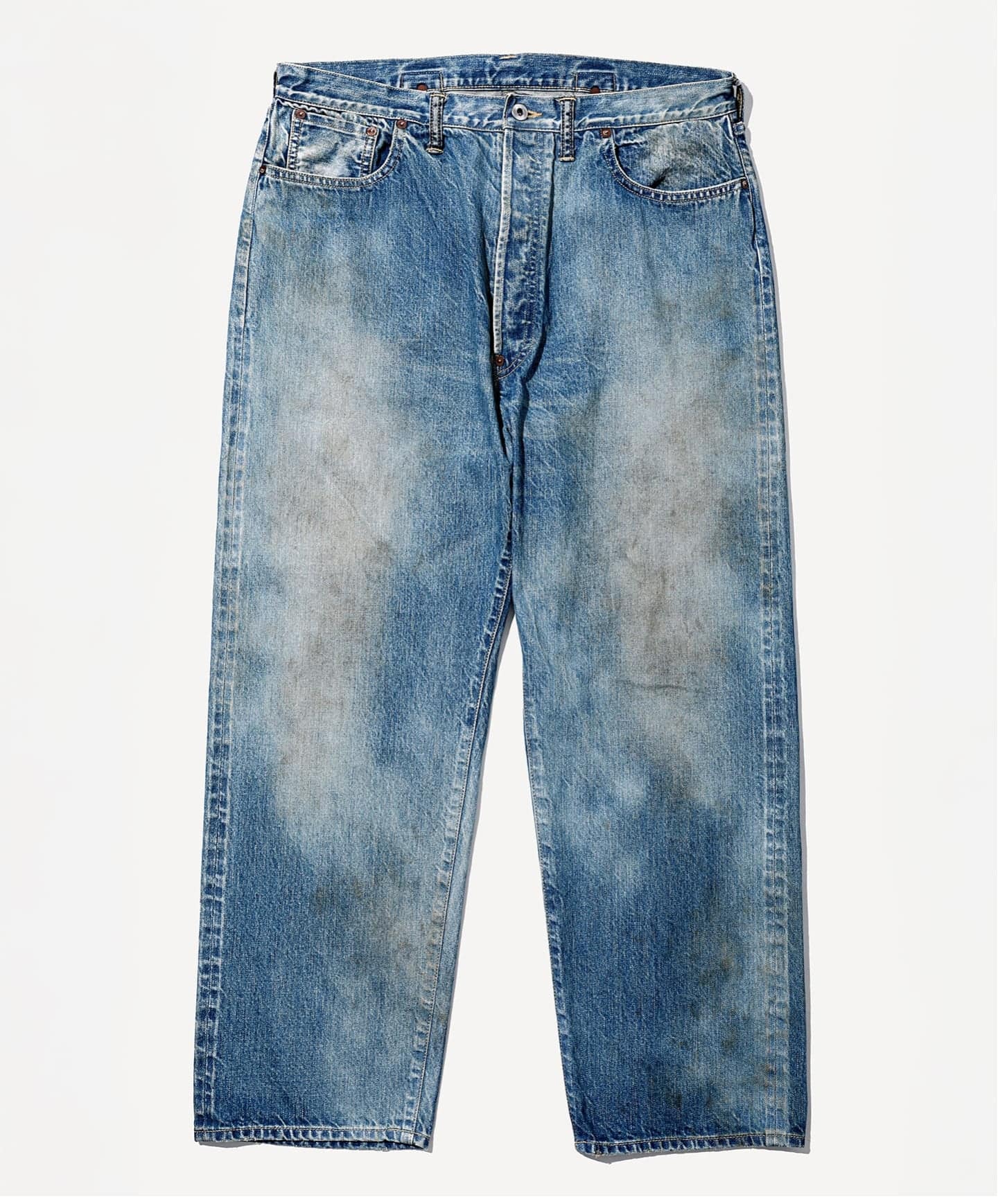 A.PRESSE/アプレッセ】 No.37 Washed Wide Denim Pants（デニムパンツ