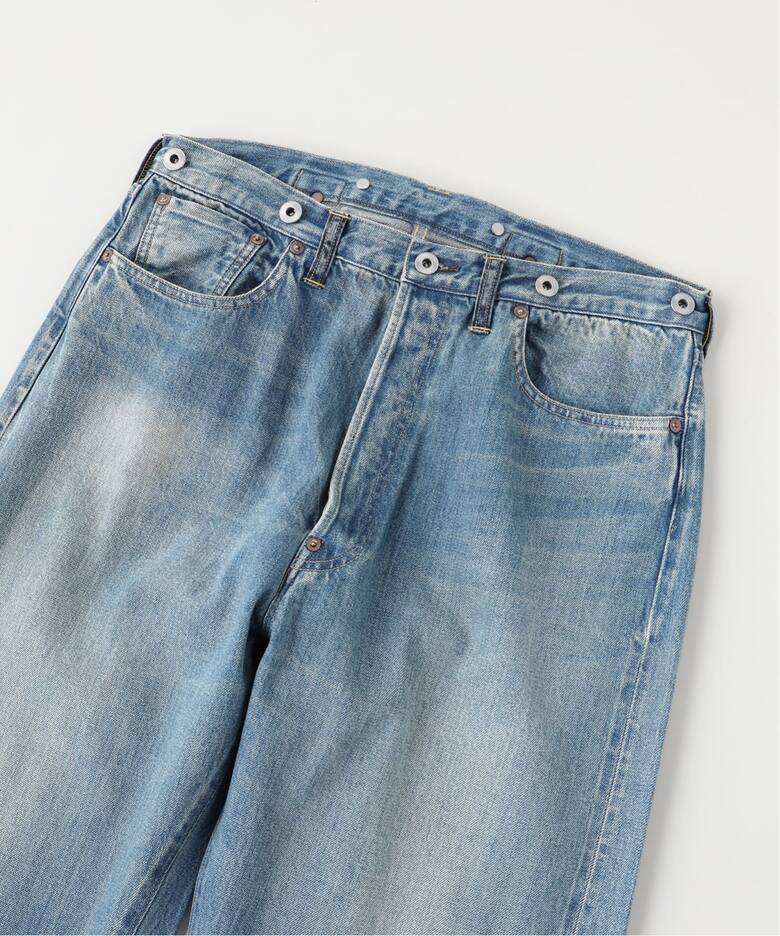 A.PRESSE/アプレッセ】No.22 Washed Wide Denim Pants（デニムパンツ 