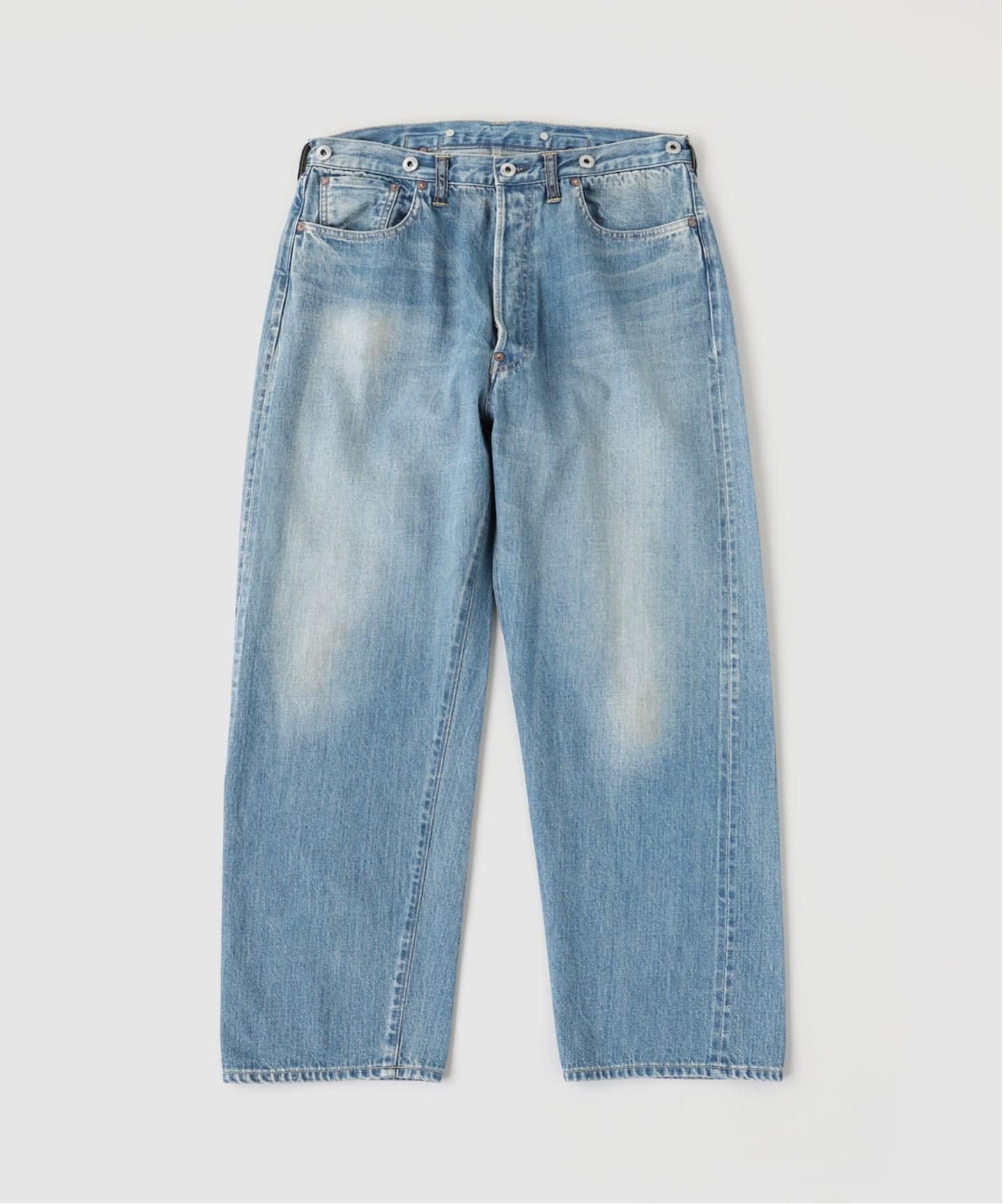 A.PRESSE/アプレッセ】No.22 Washed Wide Denim Pants（デニムパンツ