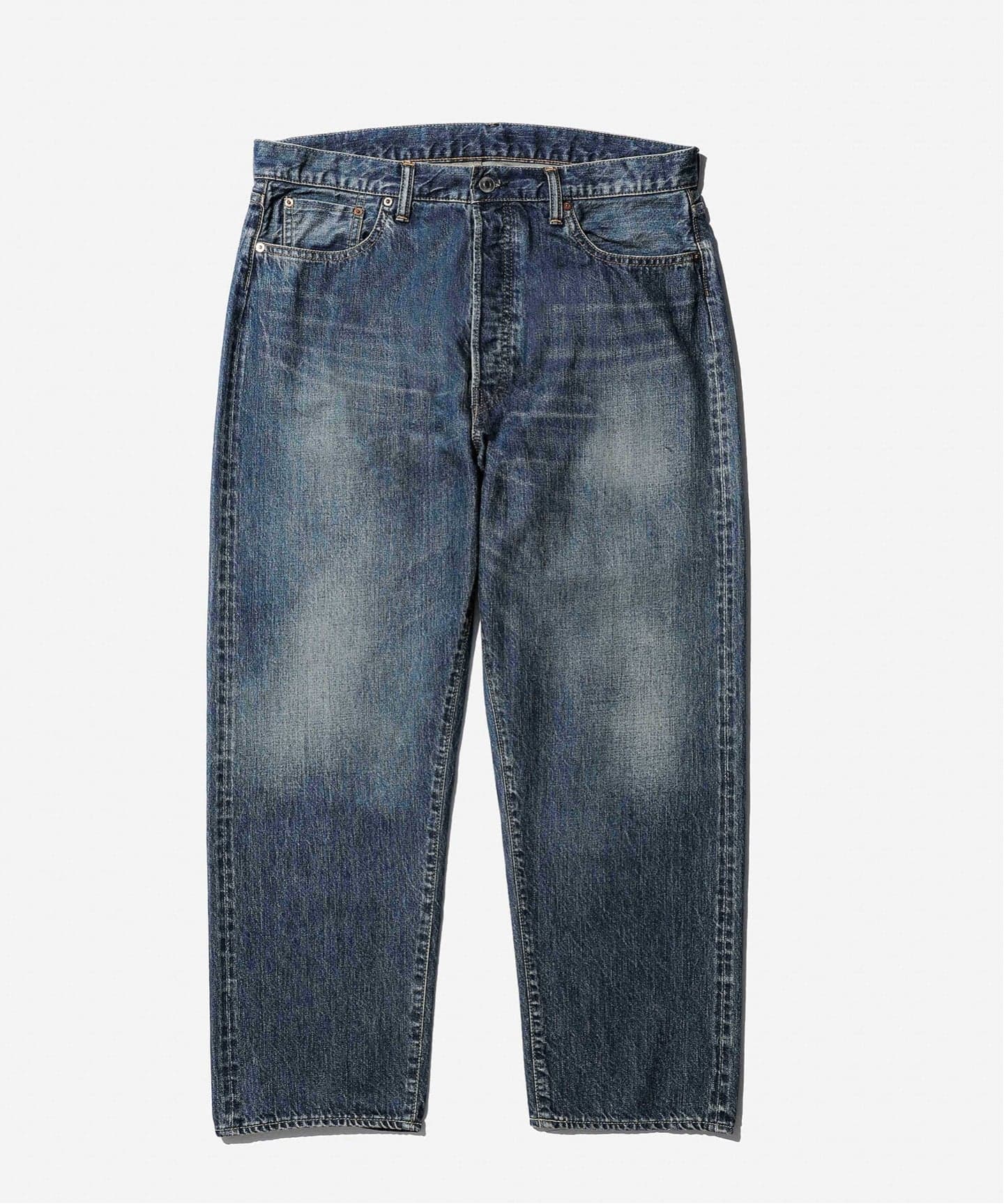 A.PRESSE/アプレッセ】 Washed Denim Wide Pants（デニムパンツ