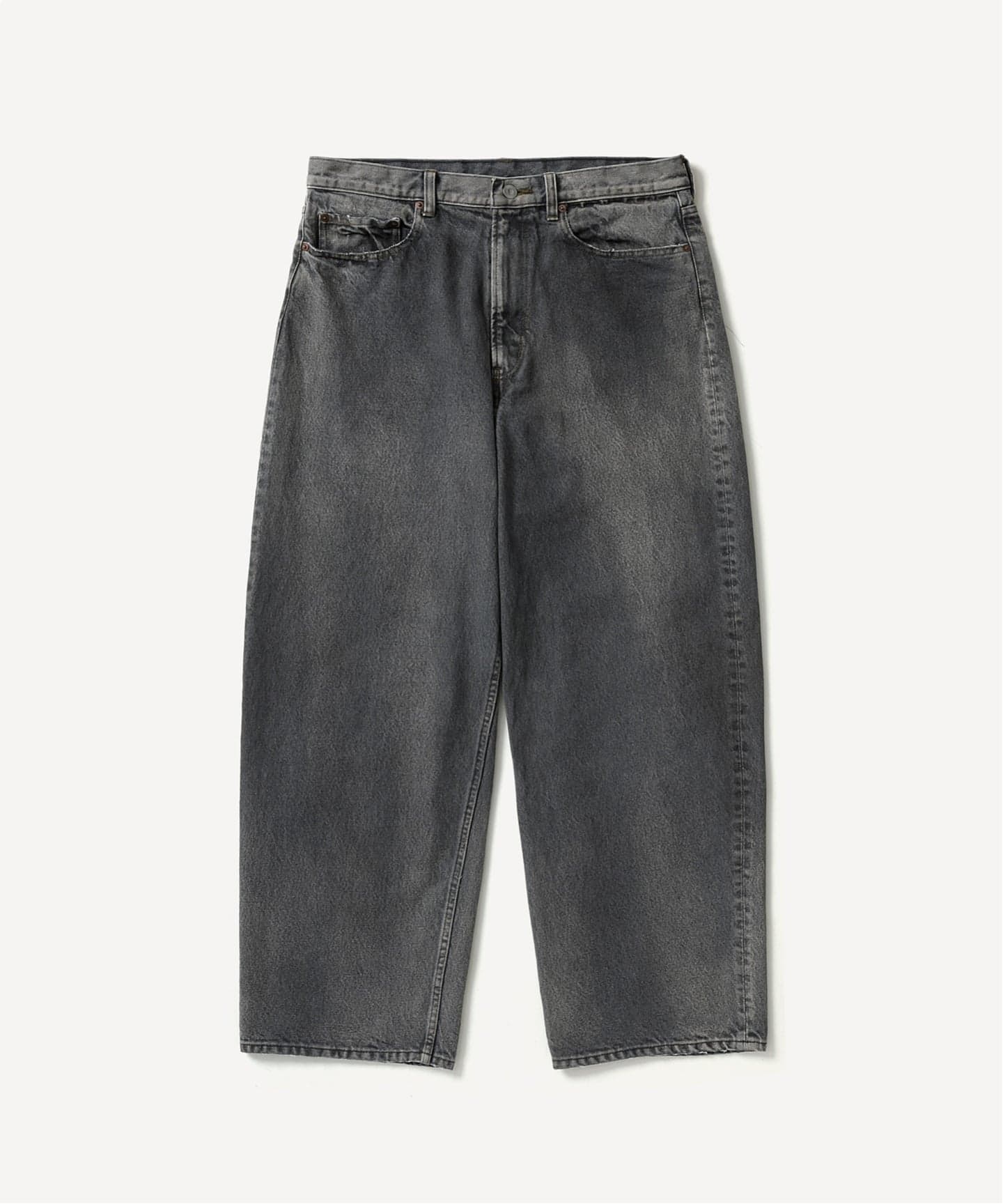 A.PRESSE/アプレッセ】 Vintage Gray Denim Pants：デニム（スラックス