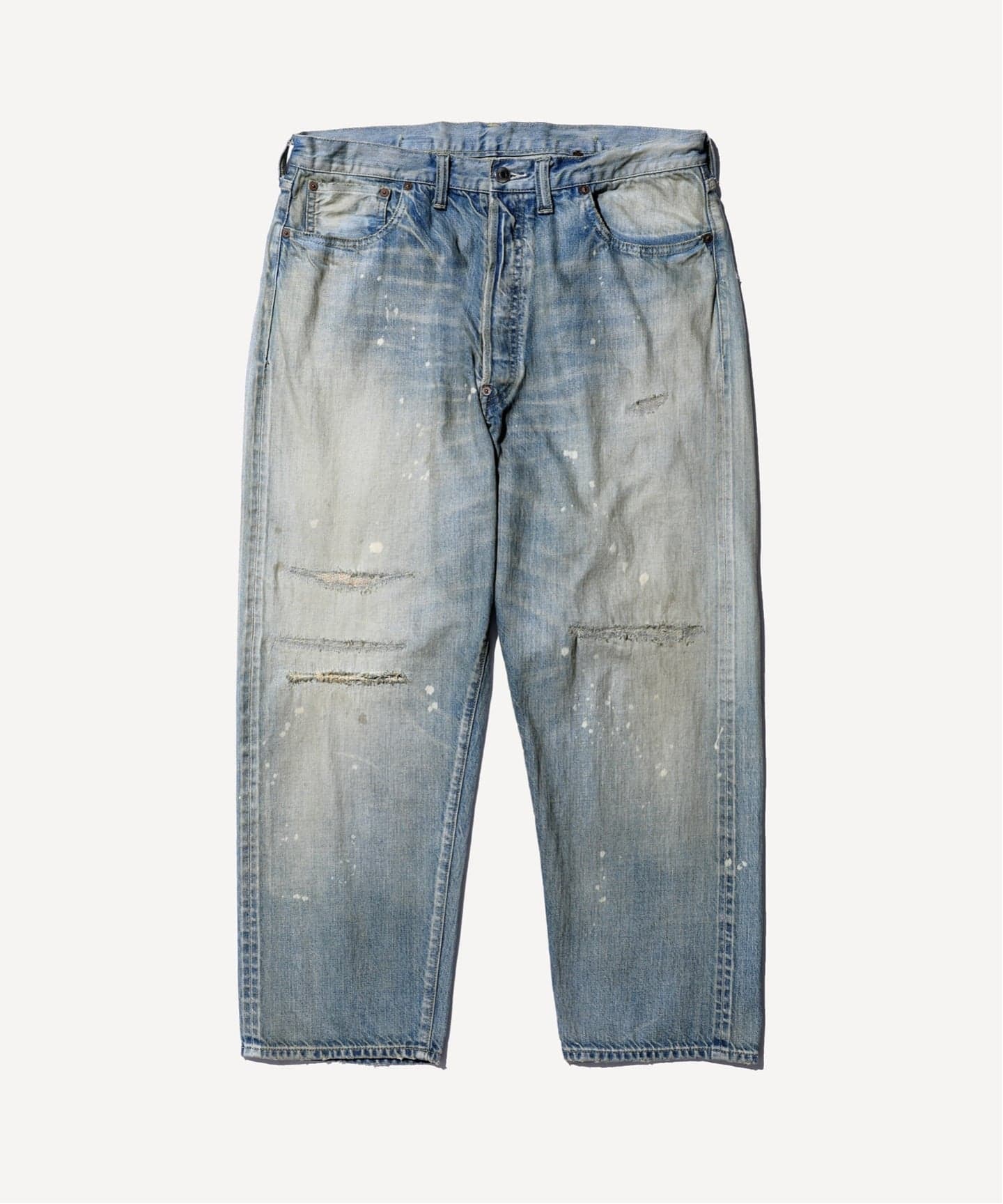 A.PRESSE/アプレッセ】 No.37 Washed Wide Denim Pants：デニム