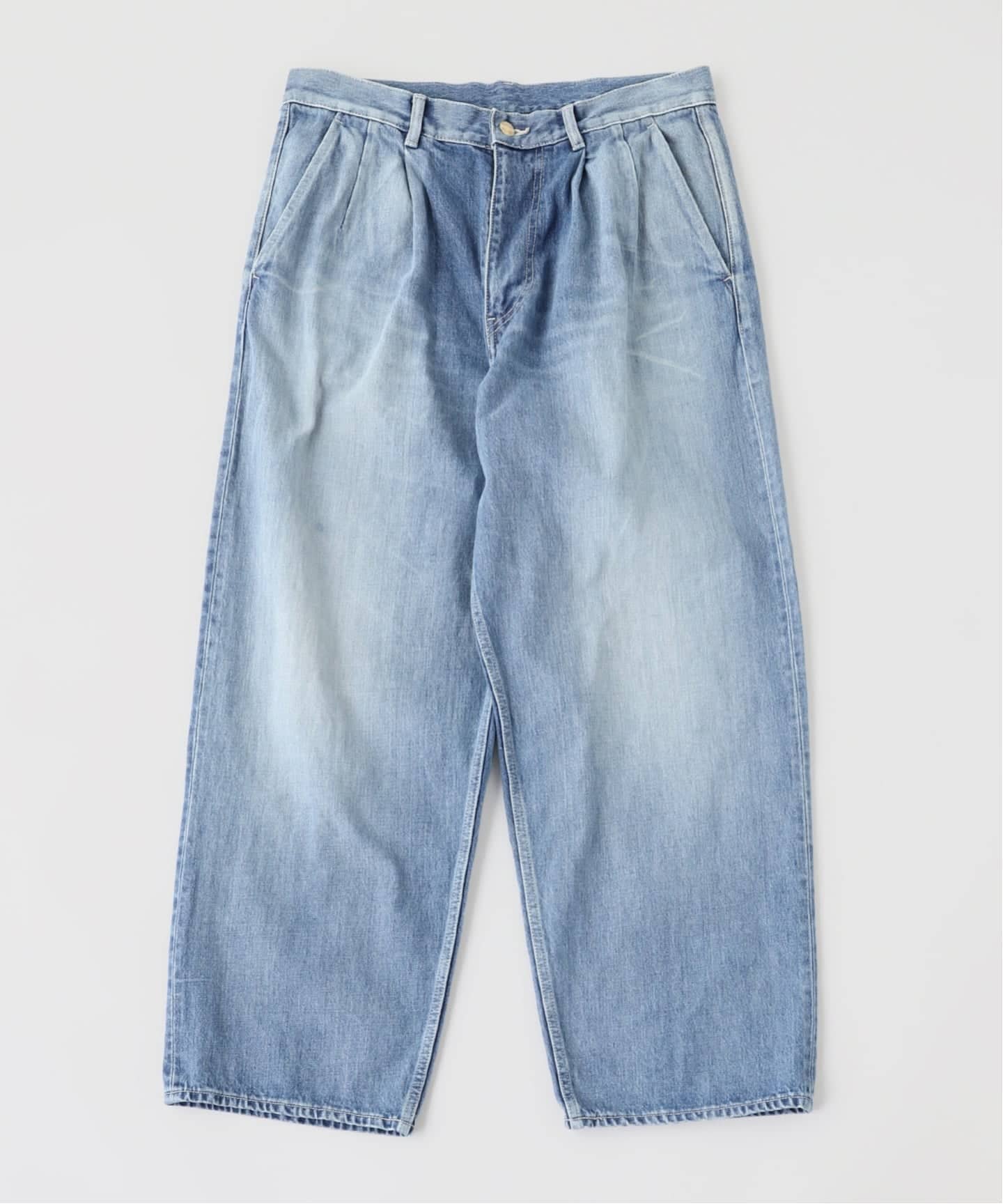 Graphpaper / グラフ ペーパー】Selvage Denim Two Tuck Pants（デニム