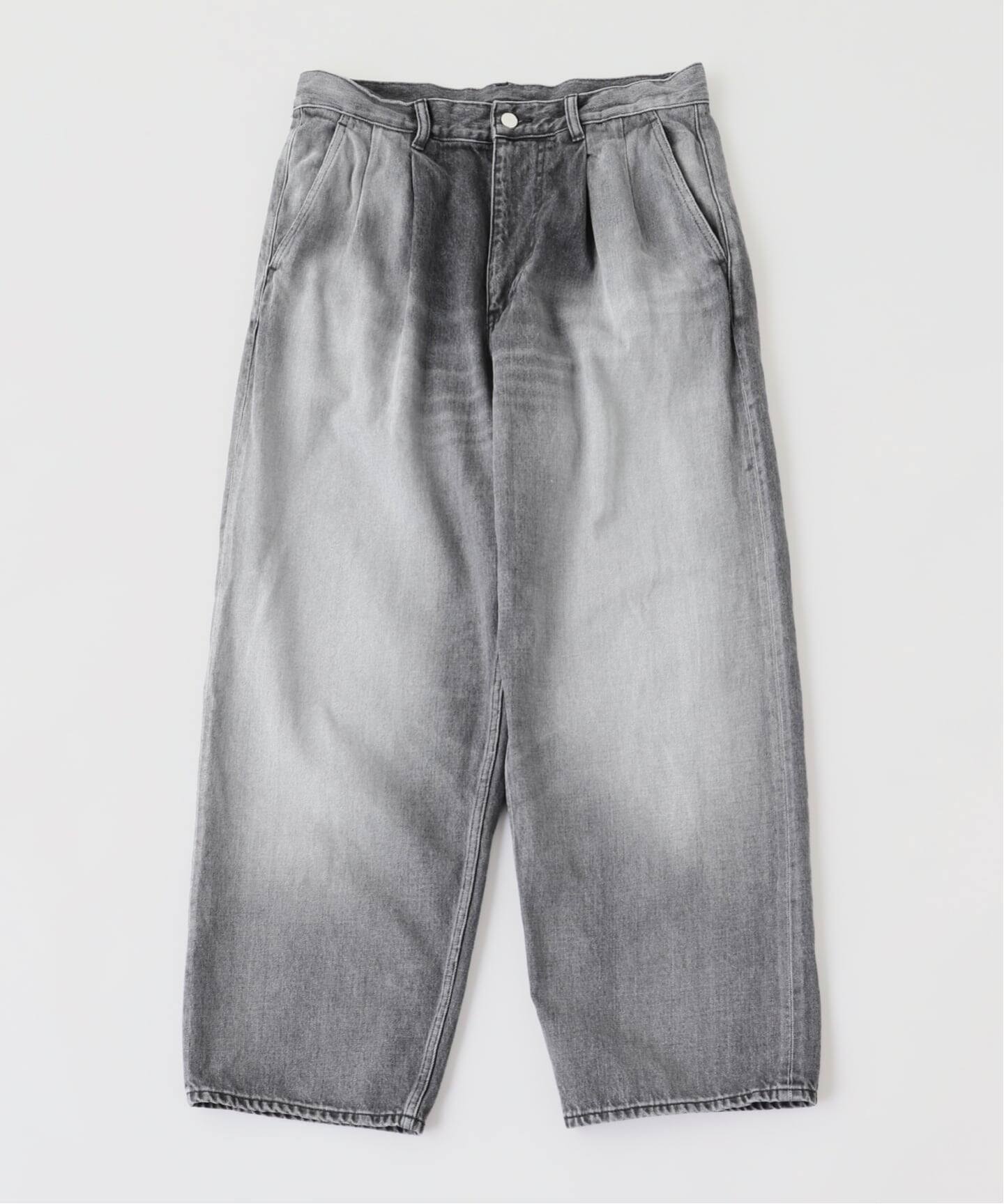 Graphpaper / グラフ ペーパー】Selvage Denim Two Tuck Pants（デニム