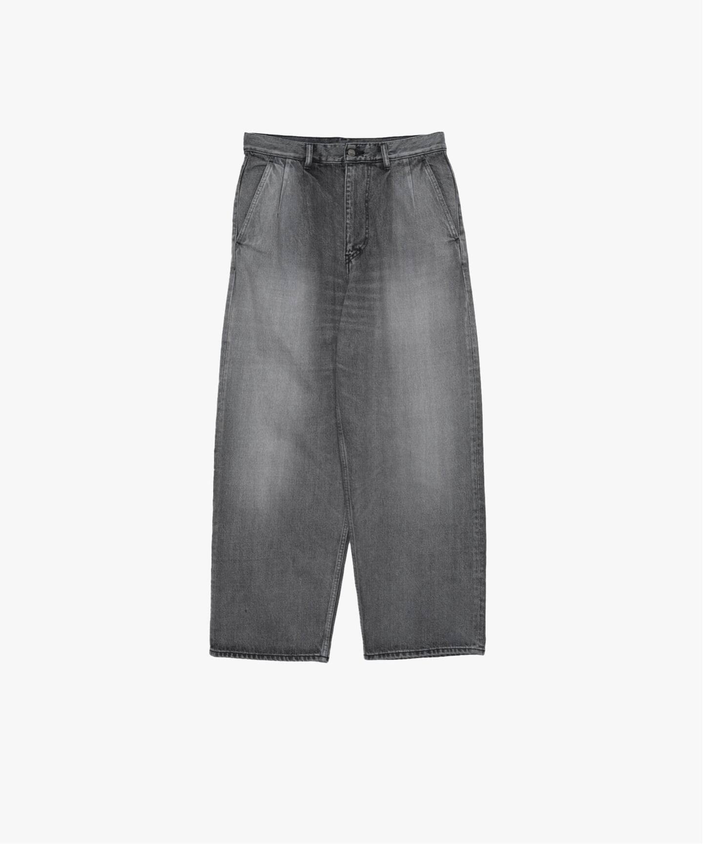 Graphpaper / グラフ ペーパー】Selvage Denim Two Tuck Pants（デニム
