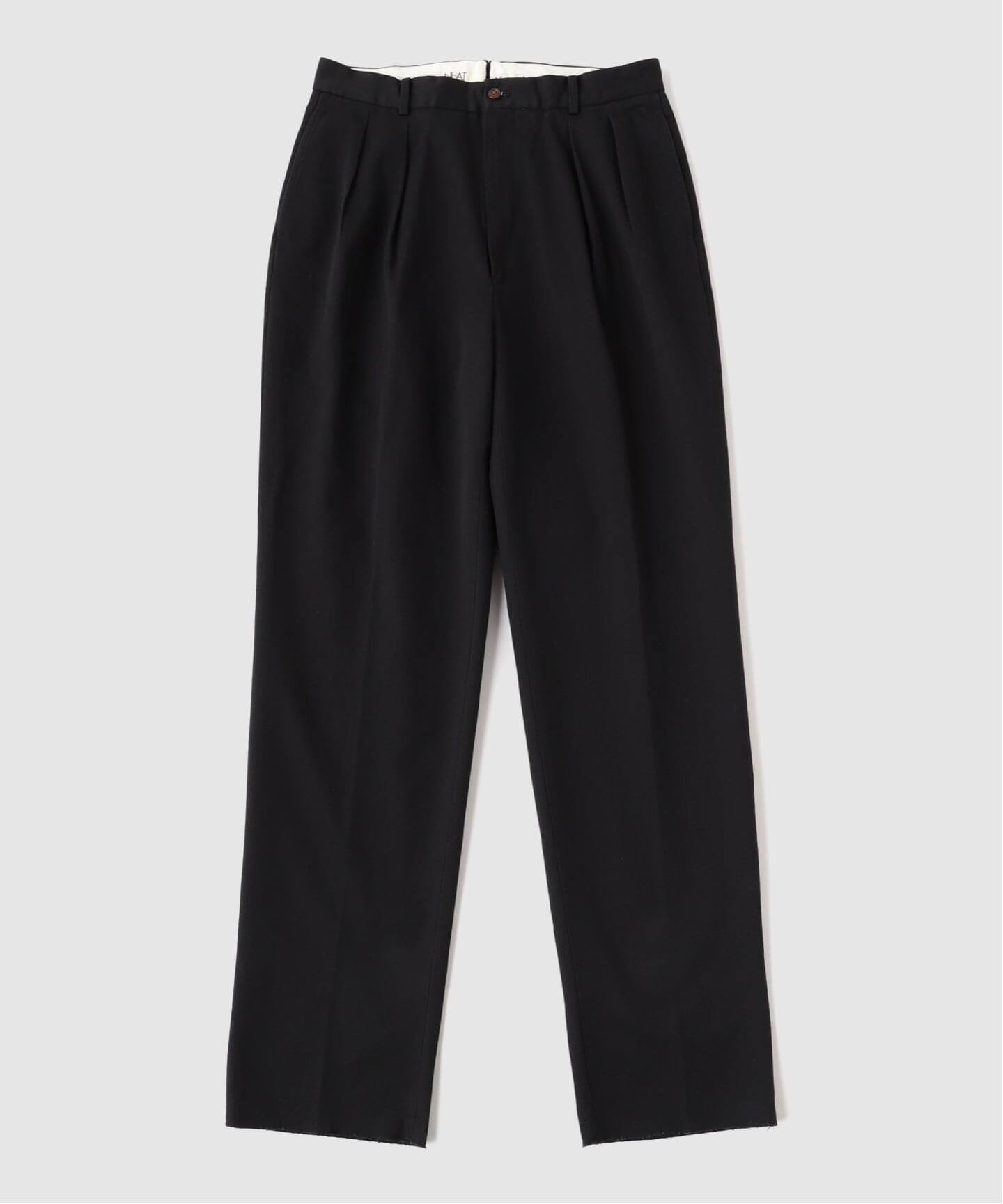 【美品】  NEAT / ニート | Chino シンチバック チノパンツ | ブラック | メンズ NEAT / ニート】 Chino：チノパンツ（チノパンツ）｜L'ECHOPPE（レ