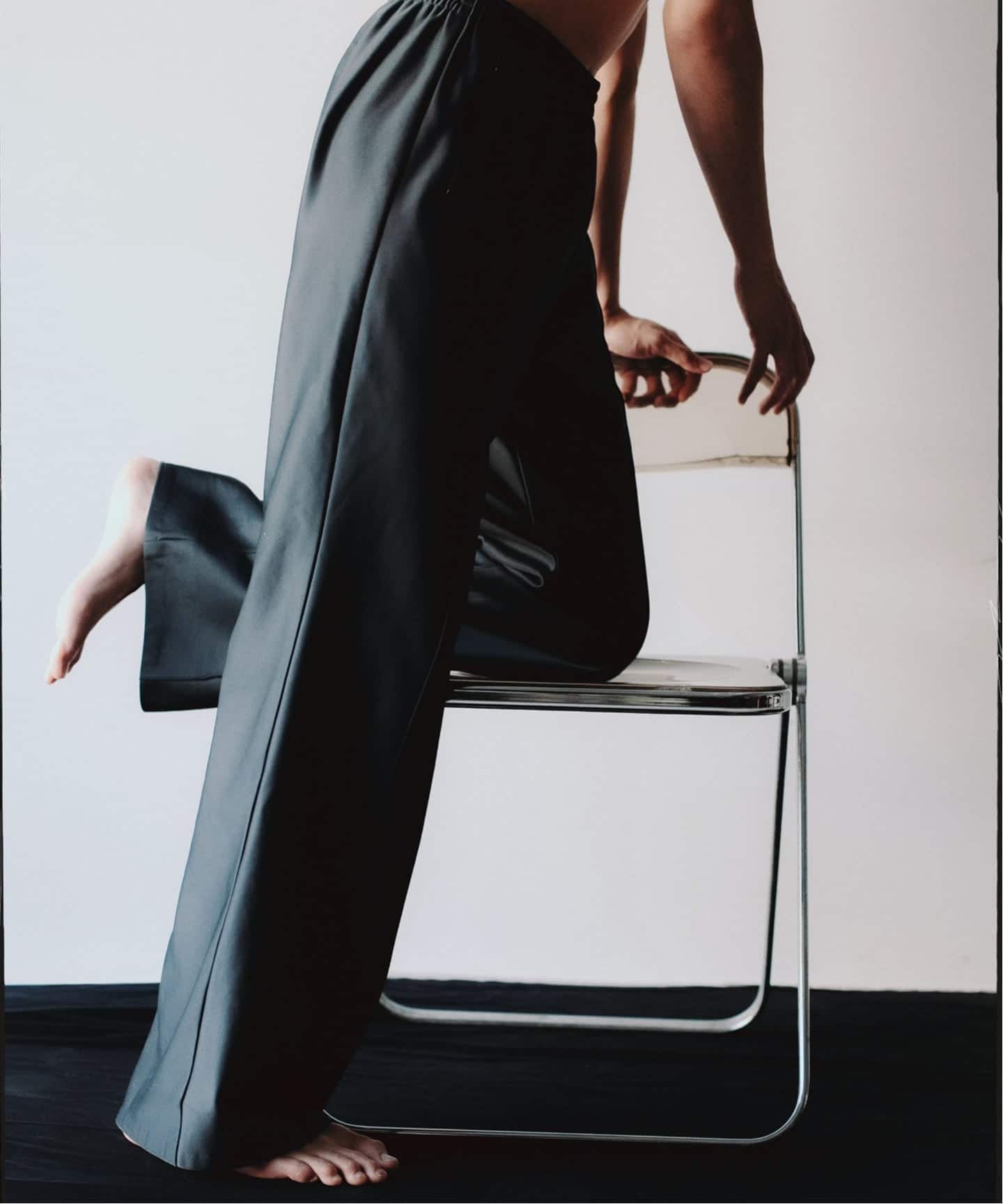 O'DEM/オデム】Steel flare track PT（ジャージ／トラックパンツ）｜L