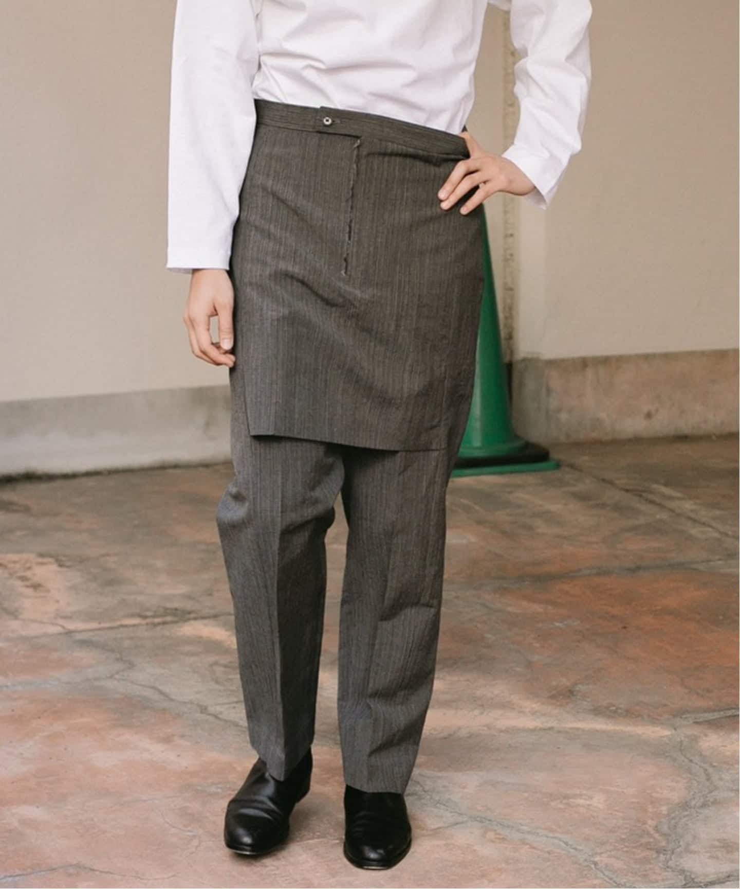 CLASS / クラス】CCGS09UNI WOOL RAMIE STRIPE LYRIA：パンツ