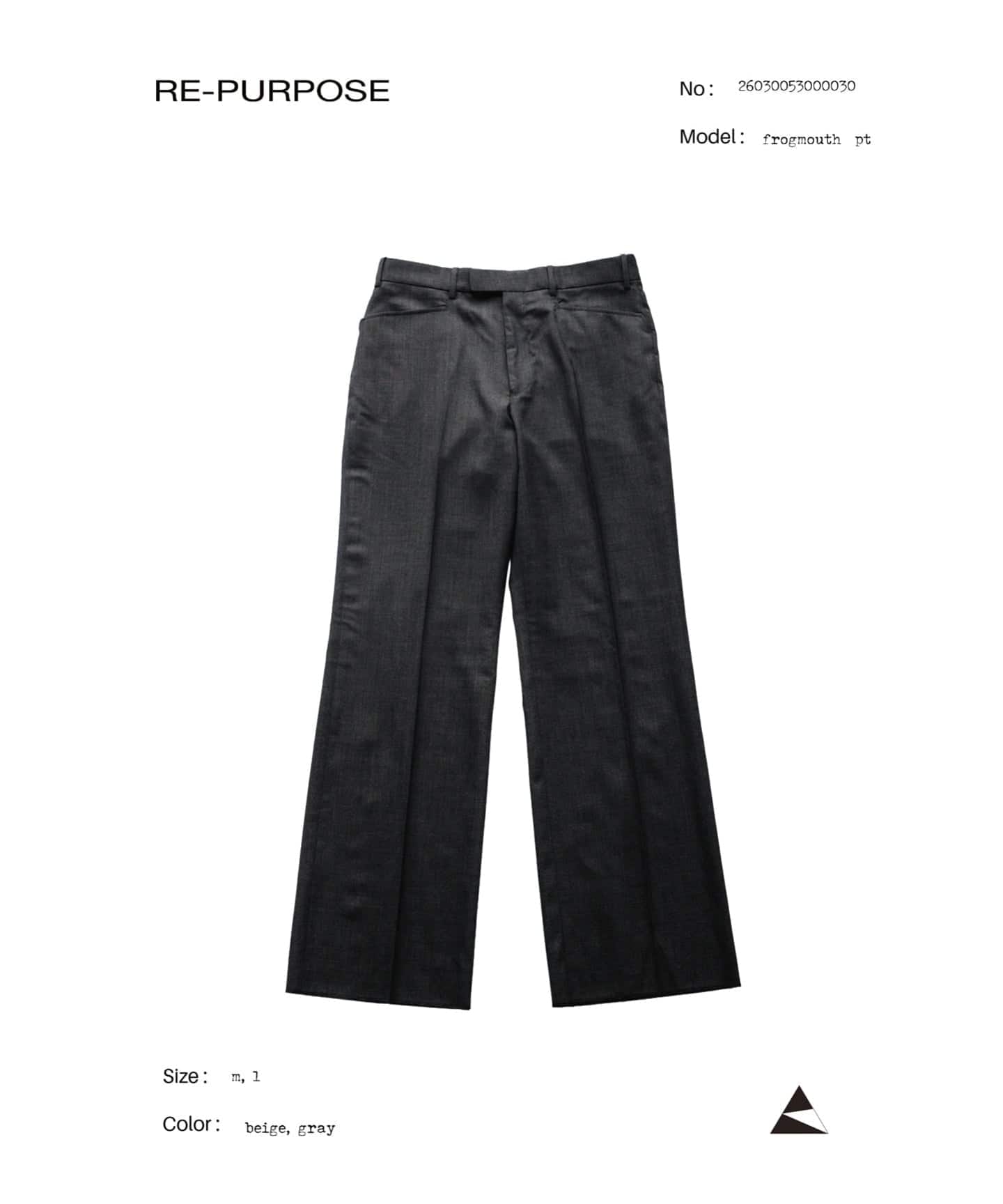 L'ECHOPPE｜レショップのスラックス（メンズ）の公式通販｜BAYCREW'S STORE