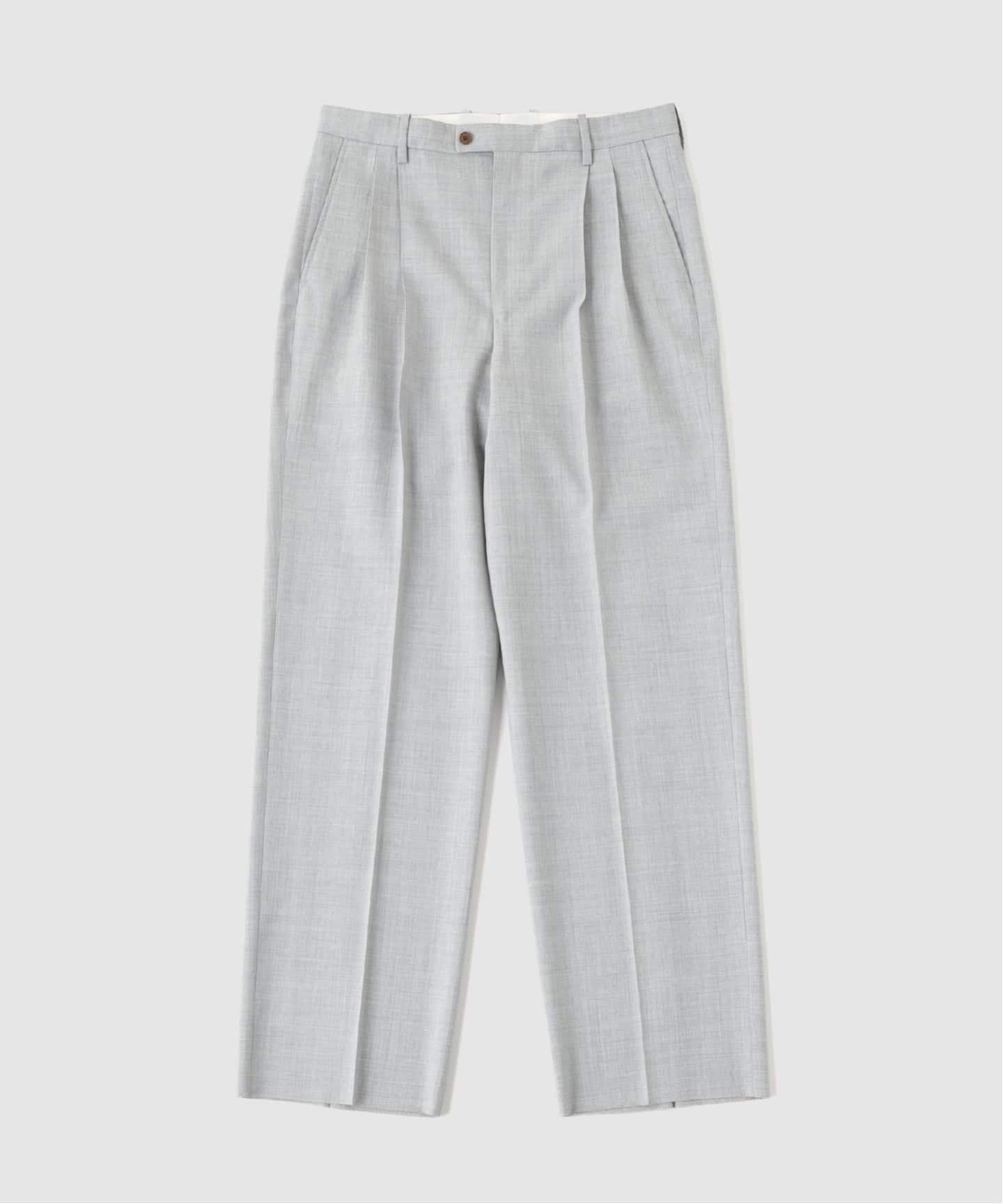 RE-PURPOSE / リパーパス ワイドストレートスラックス RE-PURPOSE / リパーパス】 french trousers:パンツ（スラックス）｜L
