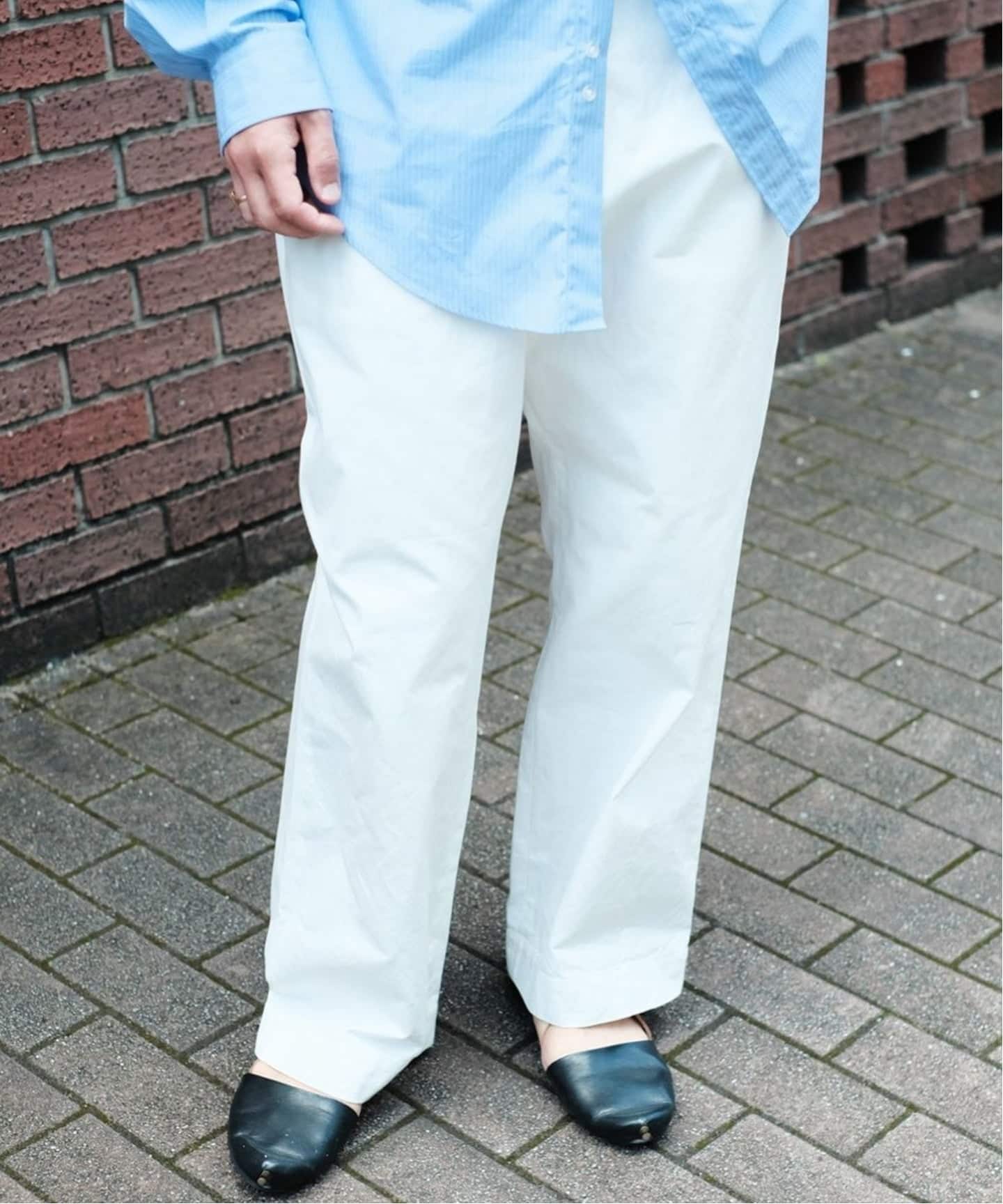 LE / エルイー】LE White Utility Trousers：パンツ（チノパンツ）｜L