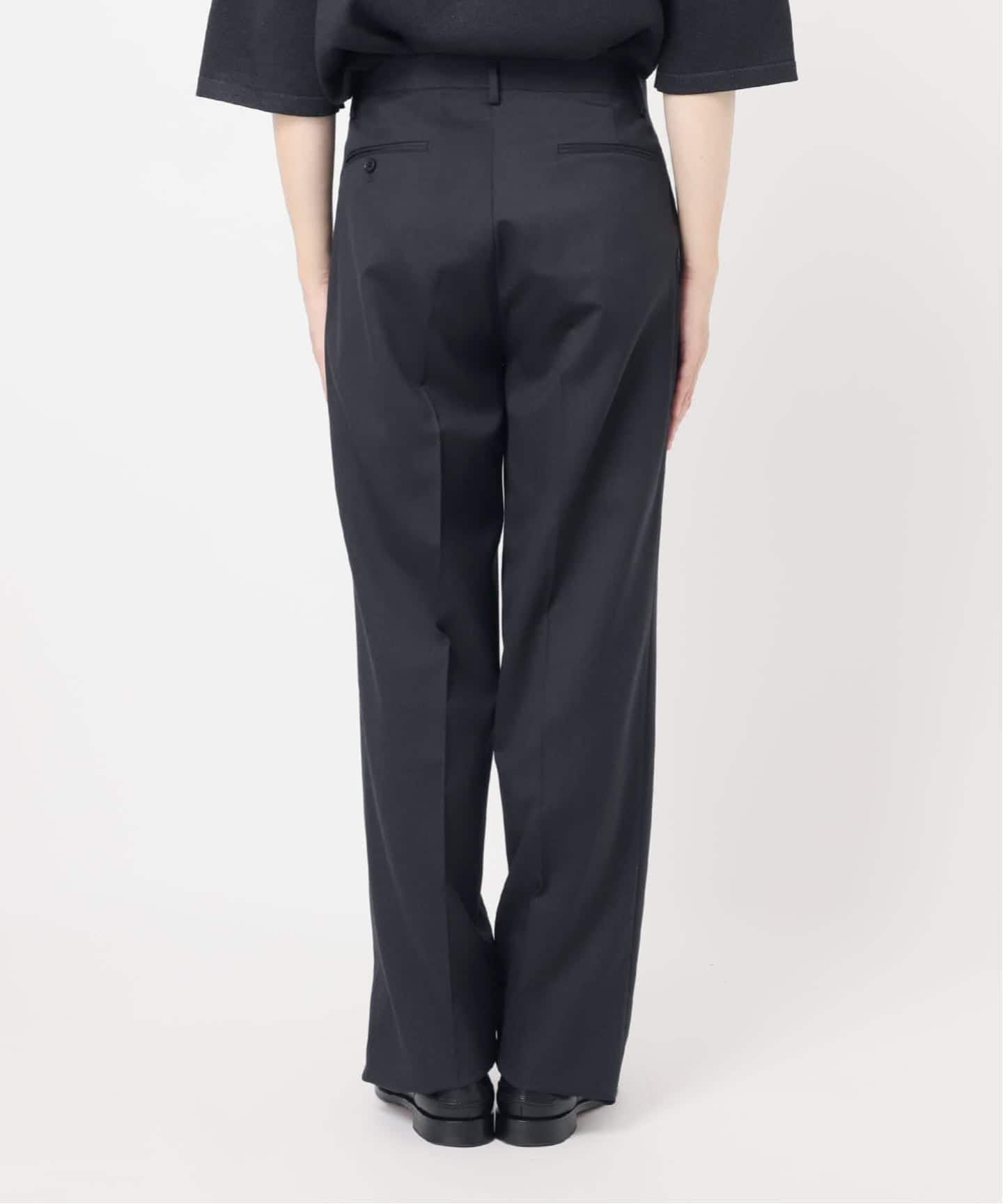 LE / エルイー】 2TUCK WOOL PT：セットアップ着用可（スラックス）｜L