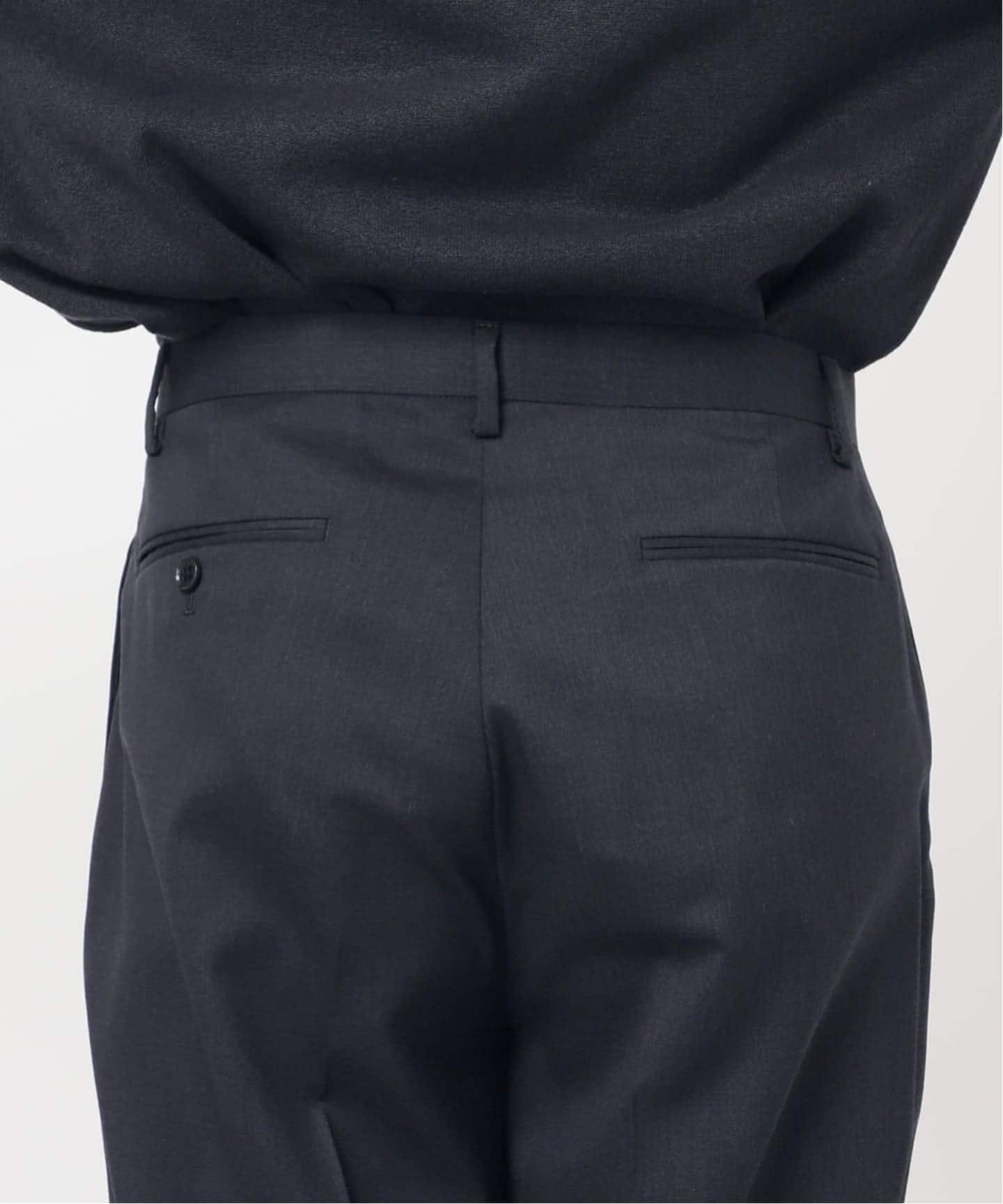 LE / エルイー】 2TUCK WOOL PT：セットアップ着用可（スラックス）｜L