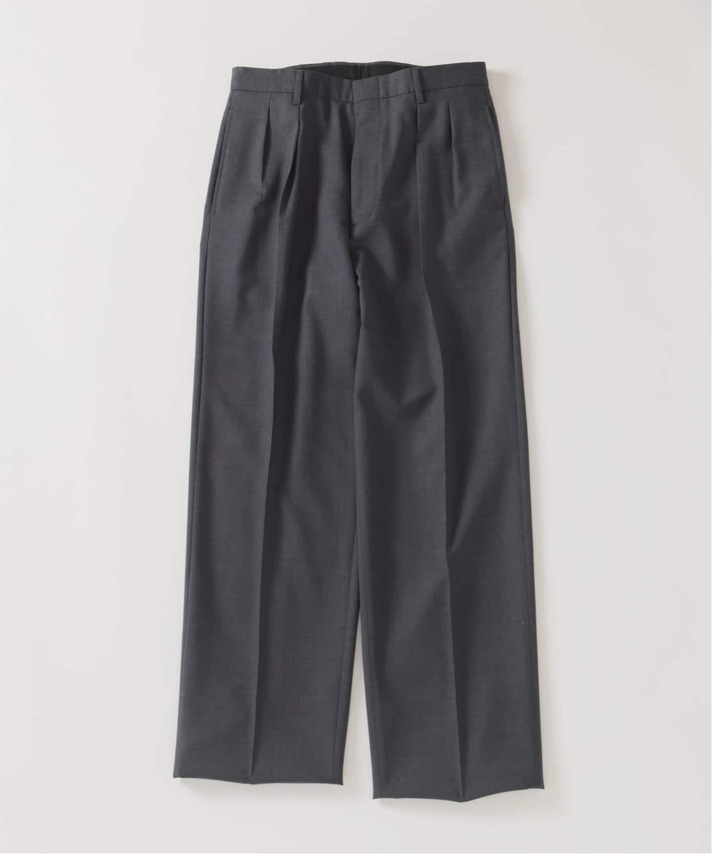 LE / エルイー】2TUCK WOOL PT【セットアップ着用可】（スラックス