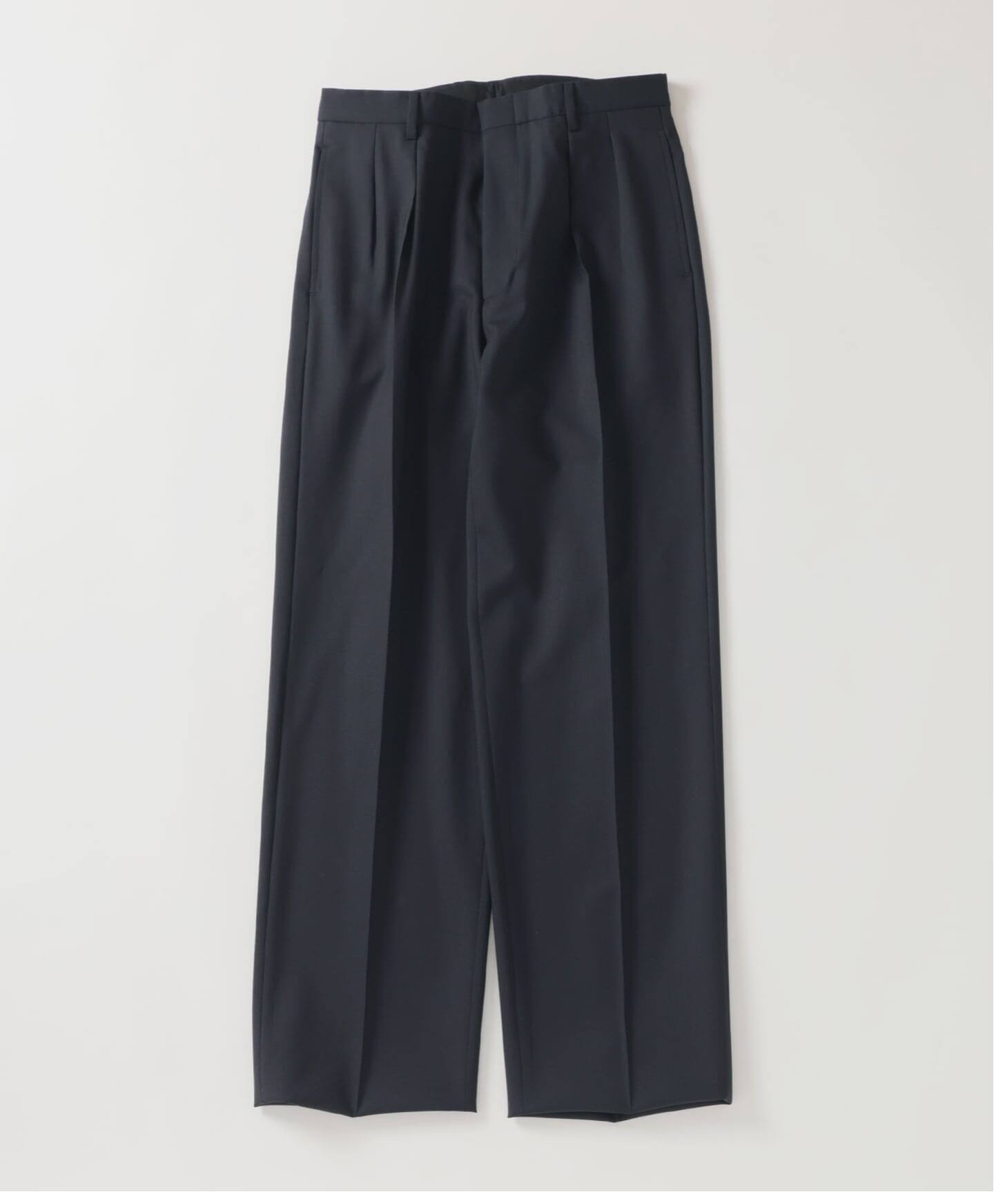 LE / エルイー】2TUCK WOOL PT【セットアップ着用可】（スラックス