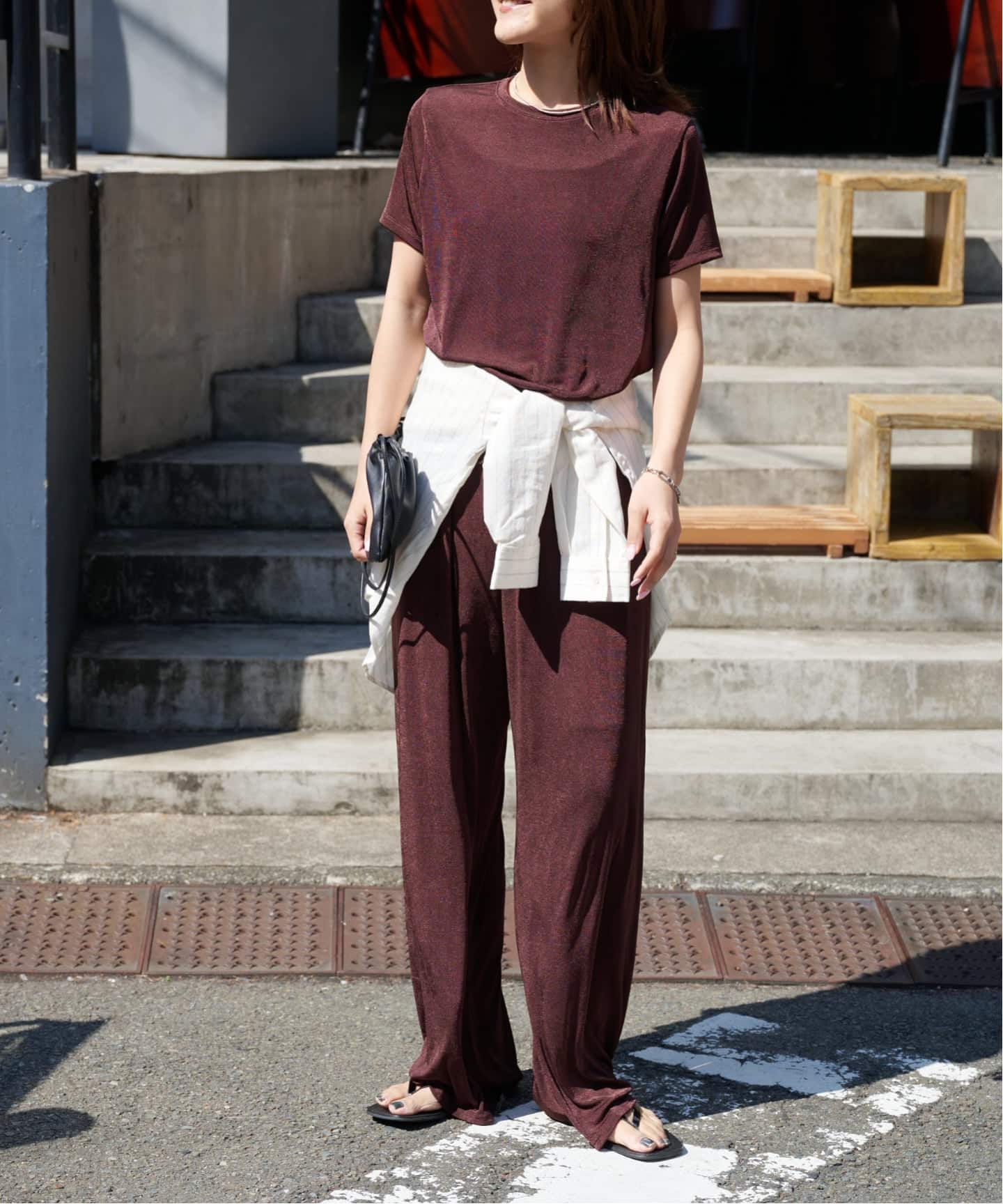 シャイニージャージーパンツ（スラックス）｜OUTDOOR PRODUCTS