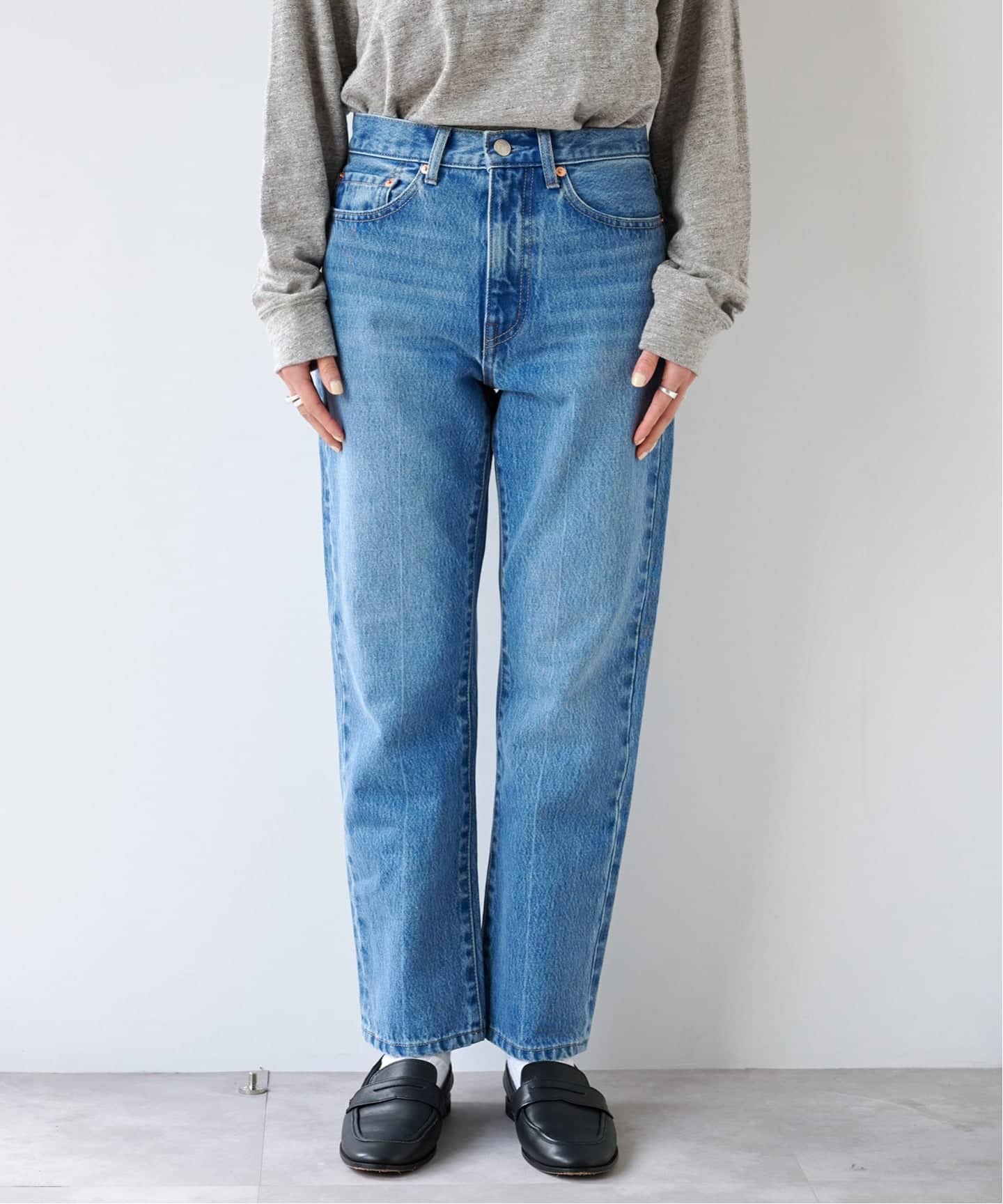 ≪予約 追加5≫ULTデニムリーンストレート5PKT（デニムパンツ