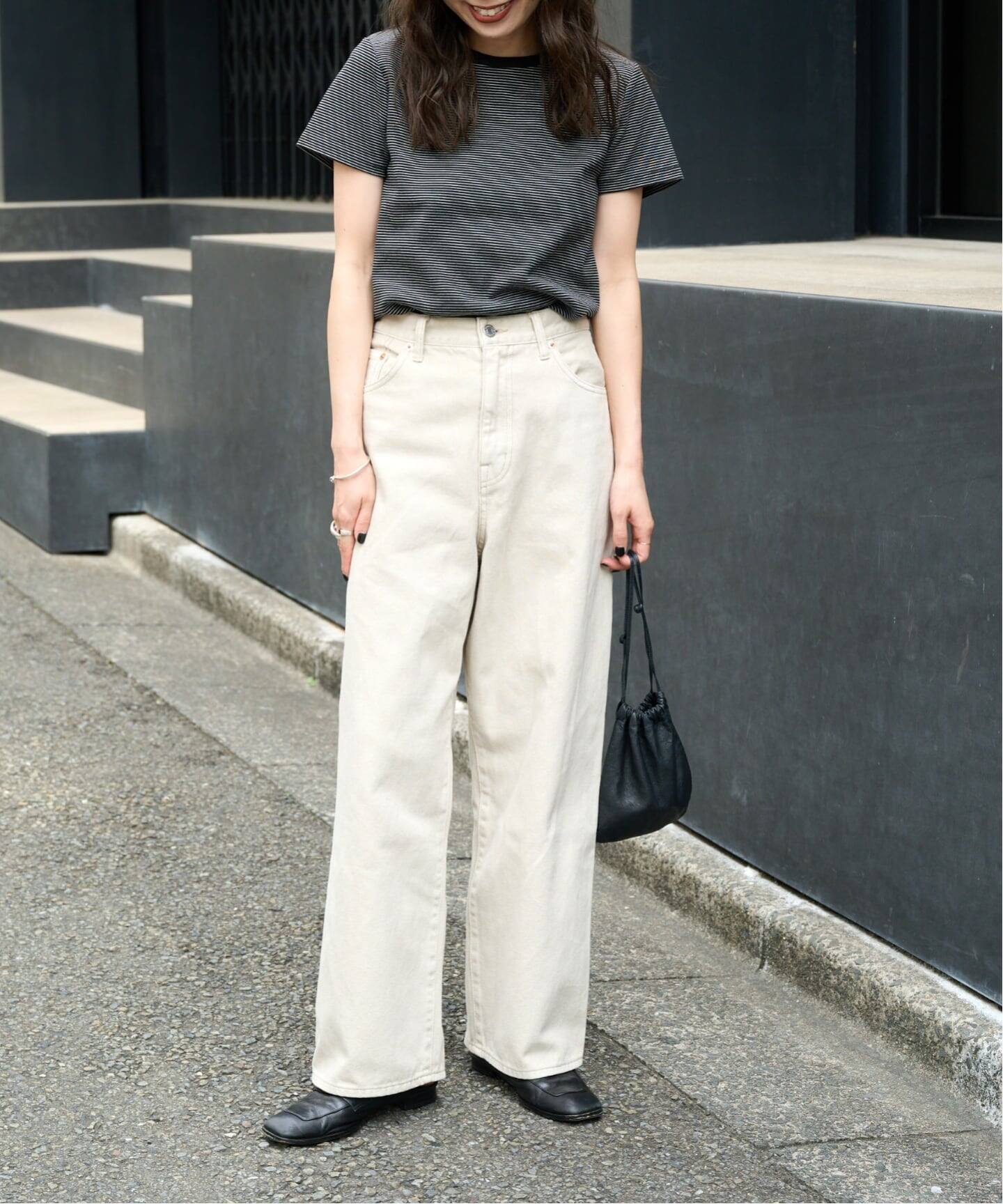 ≪予約≫追加 ULTフェードデニムハイライズルーズ5PKT（デニムパンツ