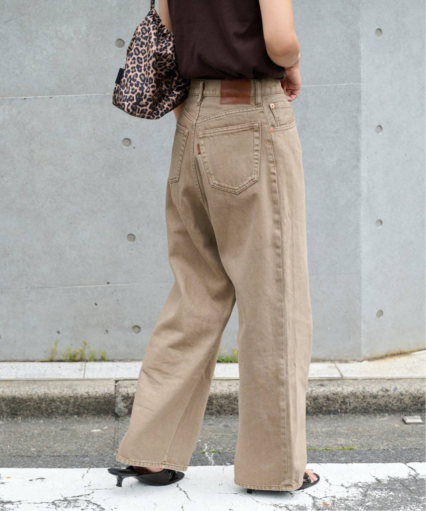 ≪予約≫追加 ULTフェードデニムハイライズルーズ5PKT（デニムパンツ