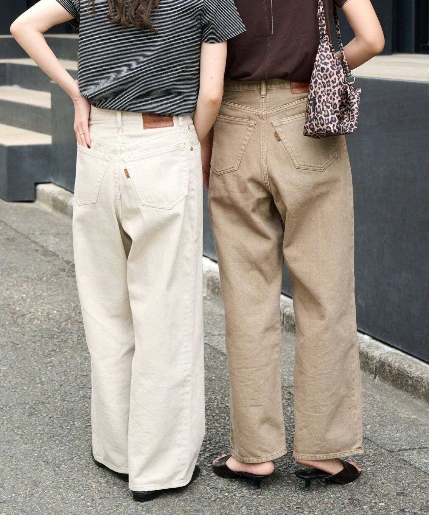≪予約≫追加 ULTフェードデニムハイライズルーズ5PKT（デニムパンツ