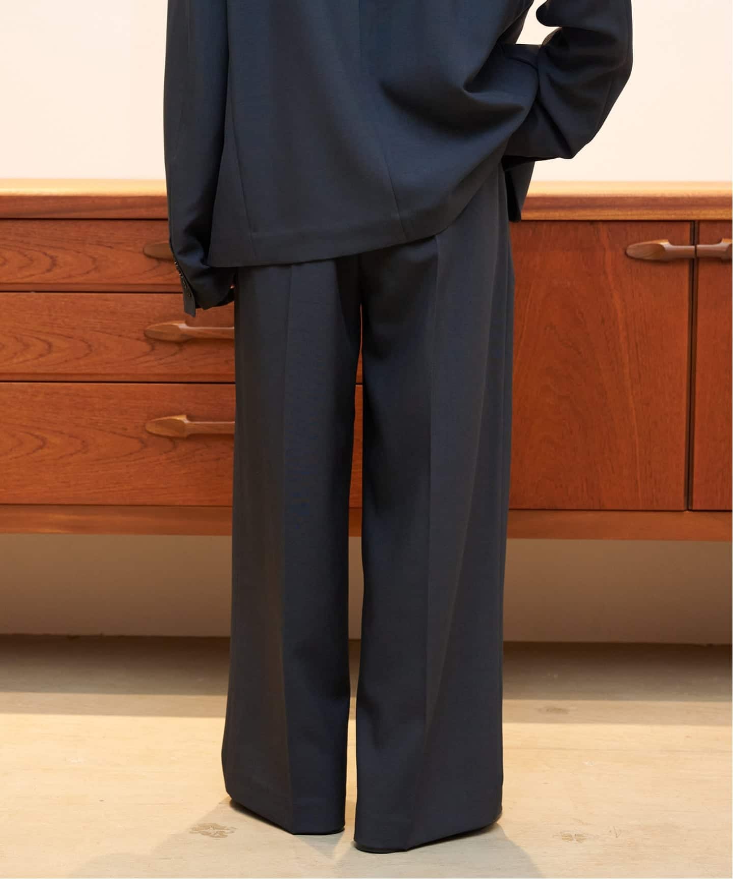 ≪予約/WEB・横浜店限定カラーあり≫ORDINARY タックワイドスラックス