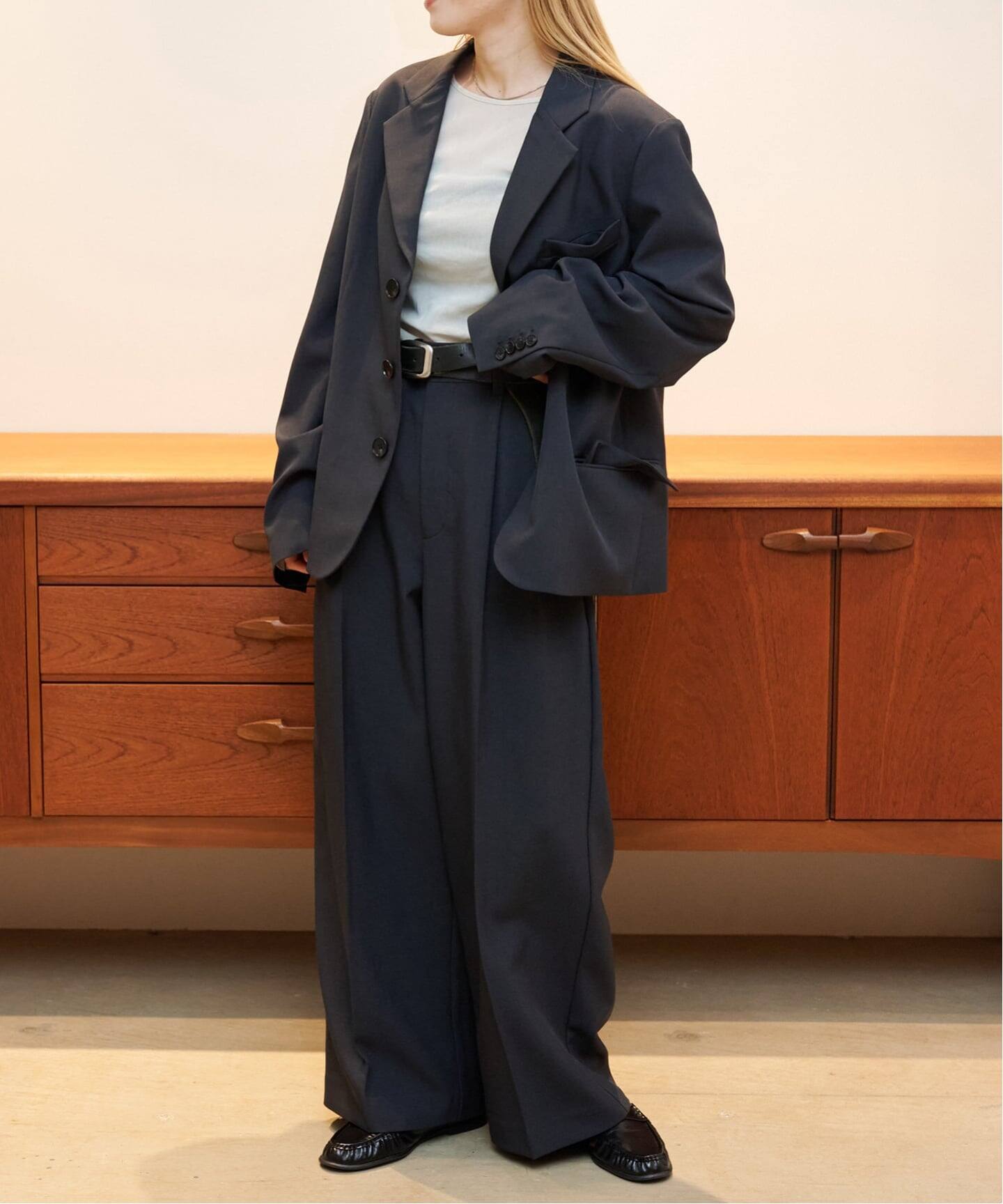 ≪予約/WEB・横浜店限定カラーあり≫ORDINARY タックワイドスラックス